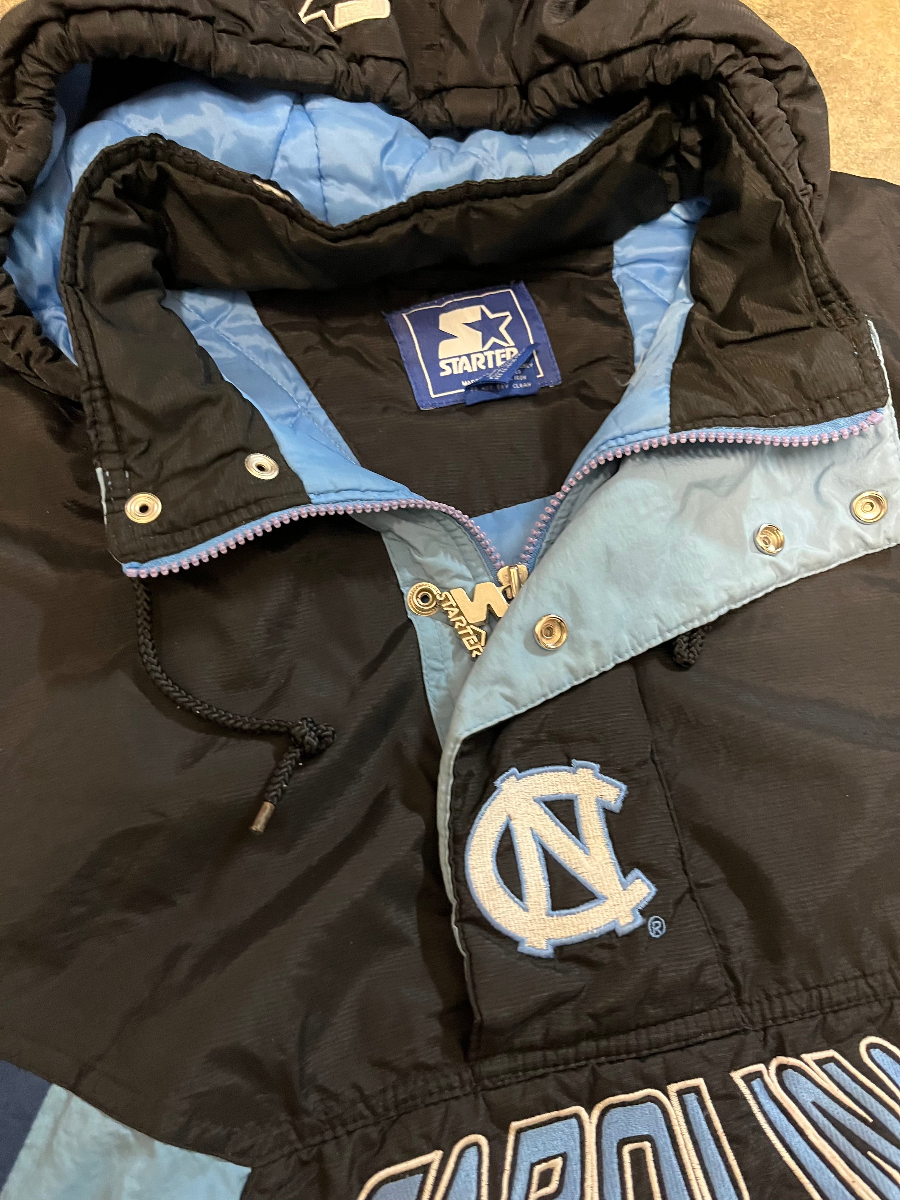 Vintage UNC Tar Heels Starter puffer jacket L