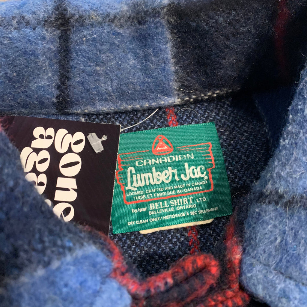 Blue/Red Flannel Shacket XL