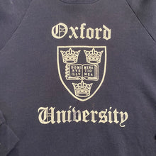 Load image into Gallery viewer, 80s Oxford University Crewneck L
