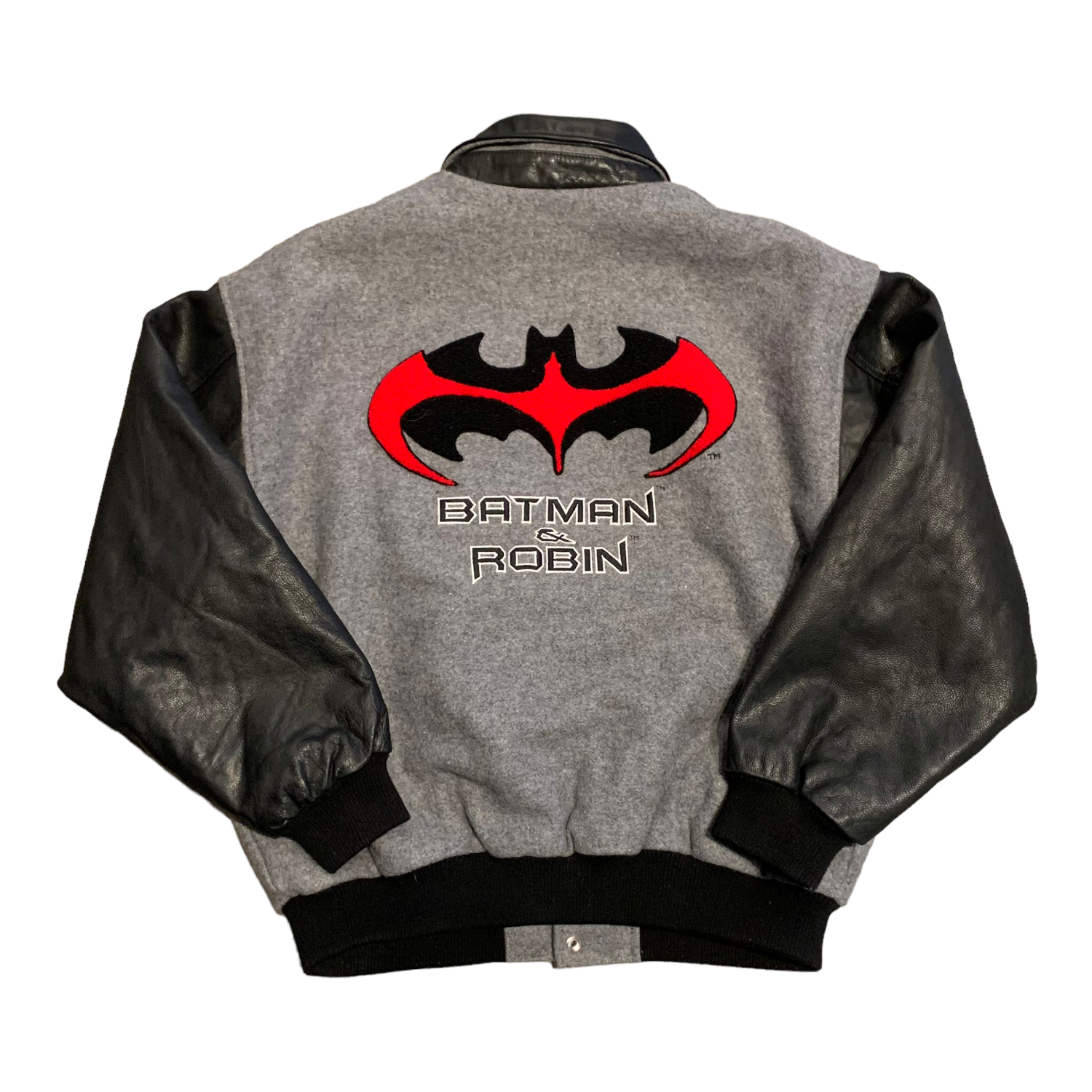 1997 Batman & Robin Varsity Jacket L