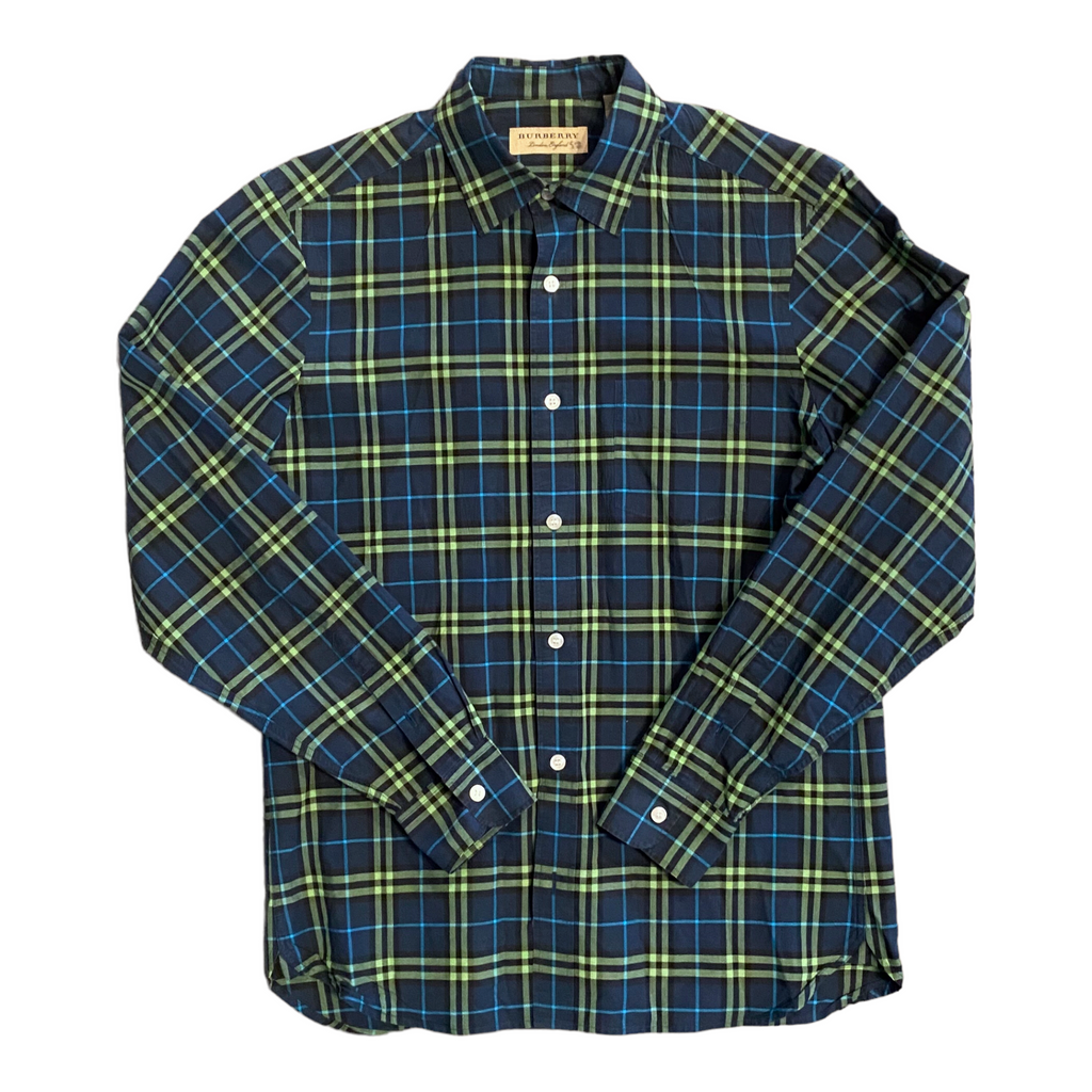 Burberry Plaid Button Up S