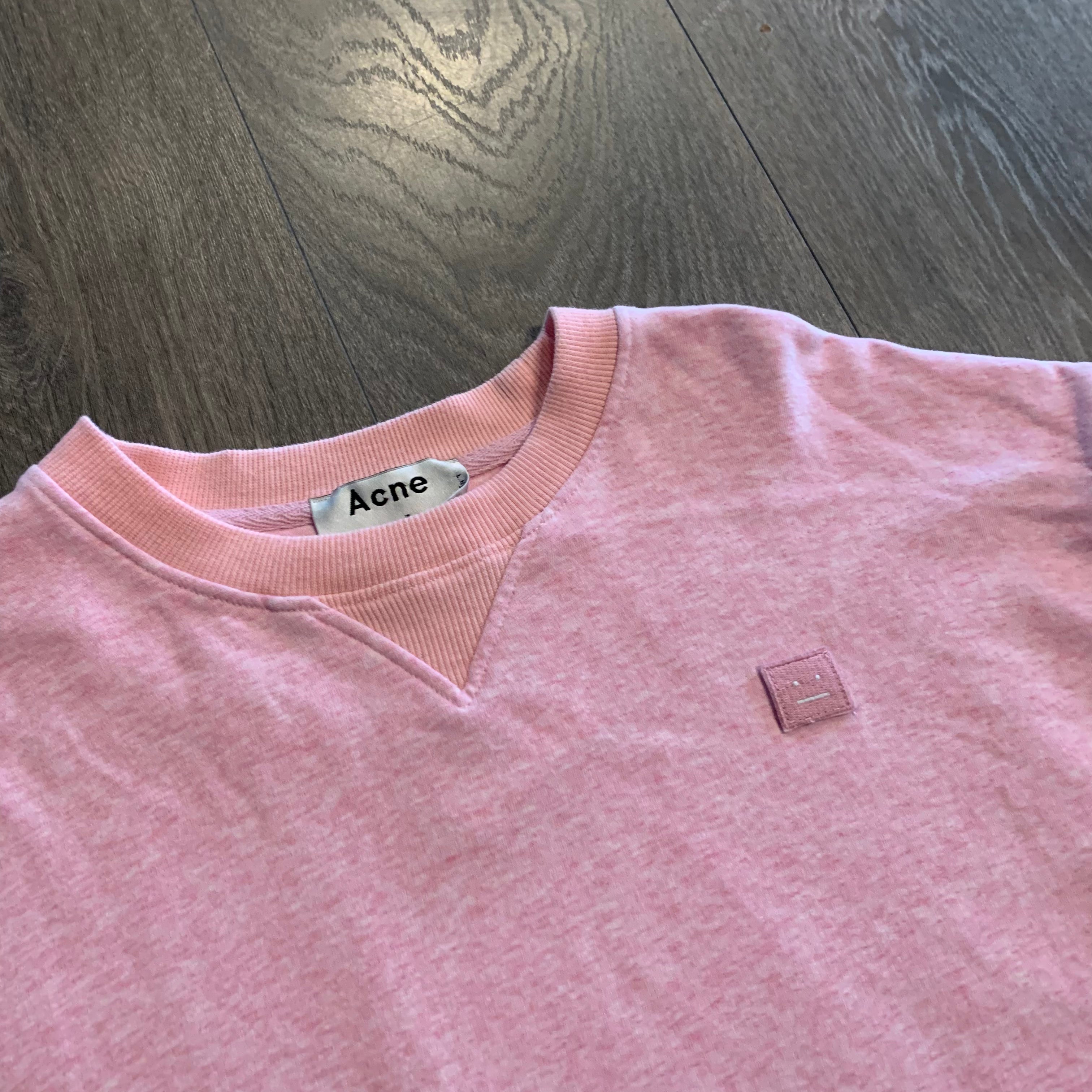 Acne Studios Pink Heathered Crewneck L
