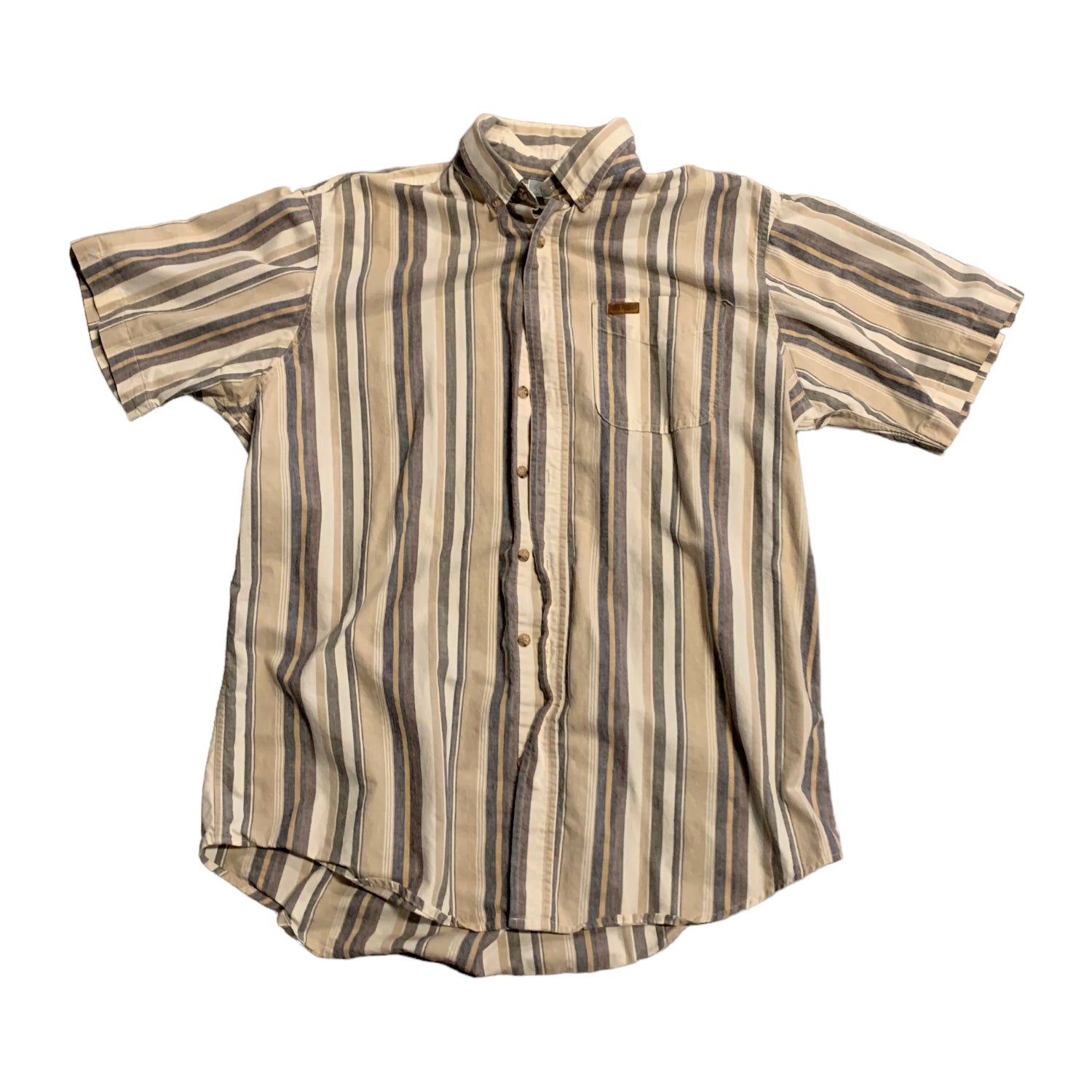 Carhartt Striped Polo Shirt L