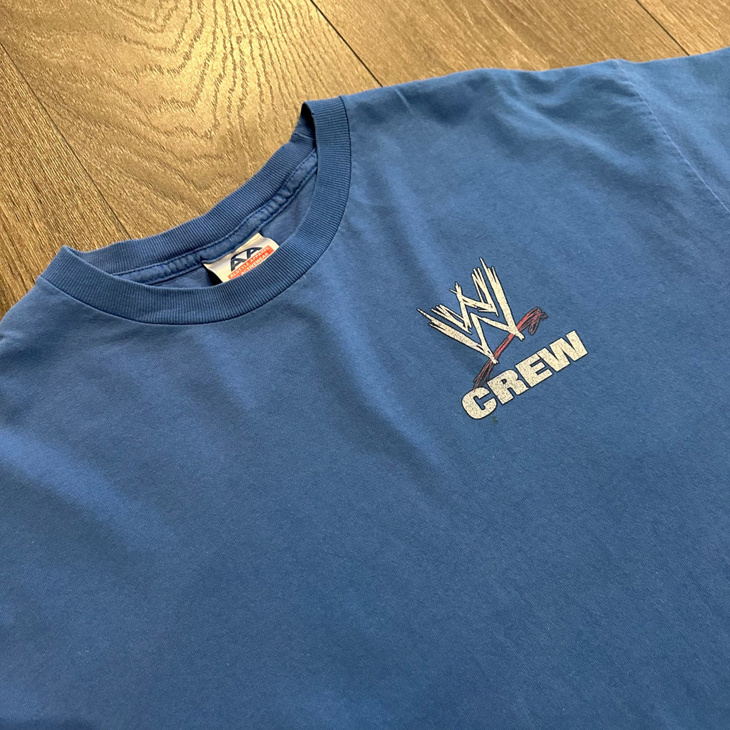 2002 WWE SmackDown crew tee L/XL