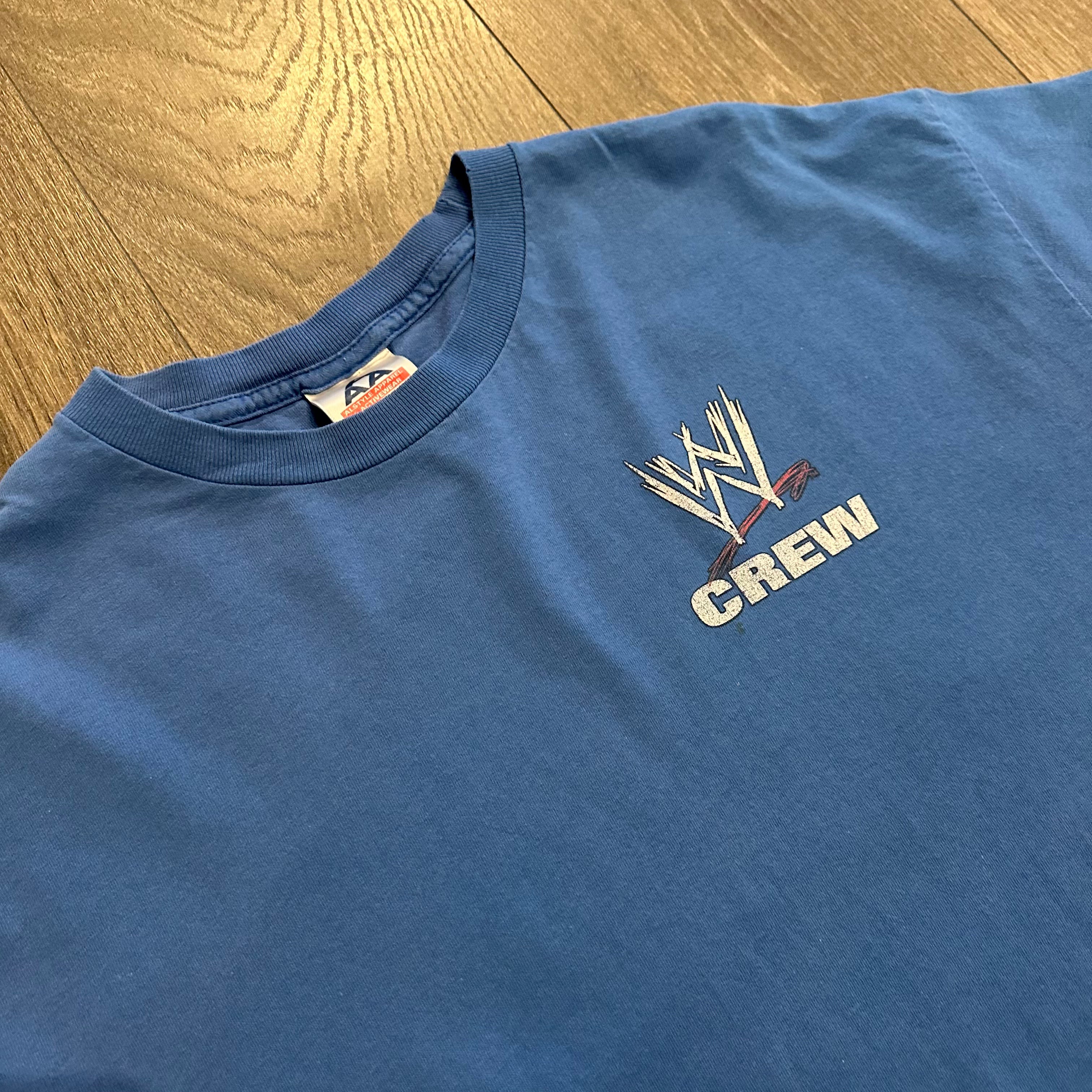 2002 WWE SmackDown crew tee L/XL
