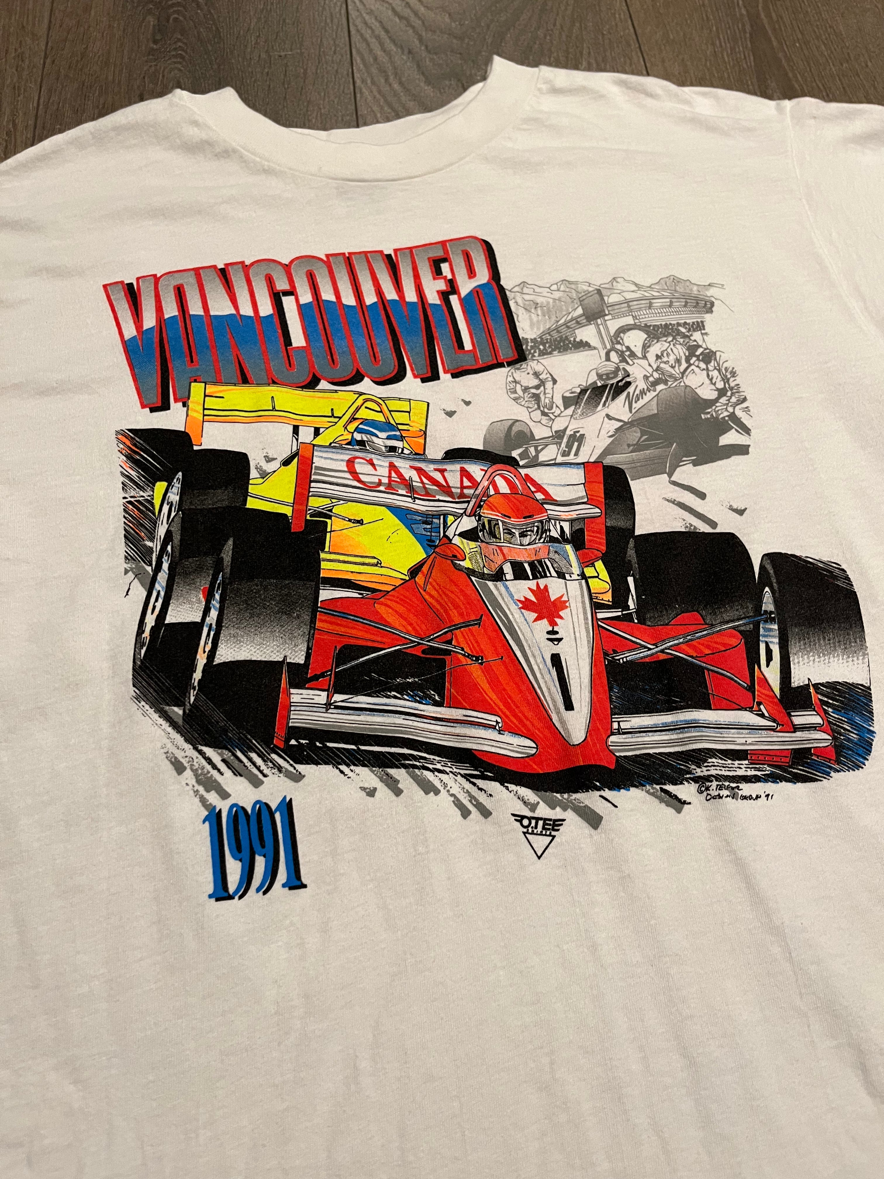 1991 Vancouver Indy racing tee L/XL