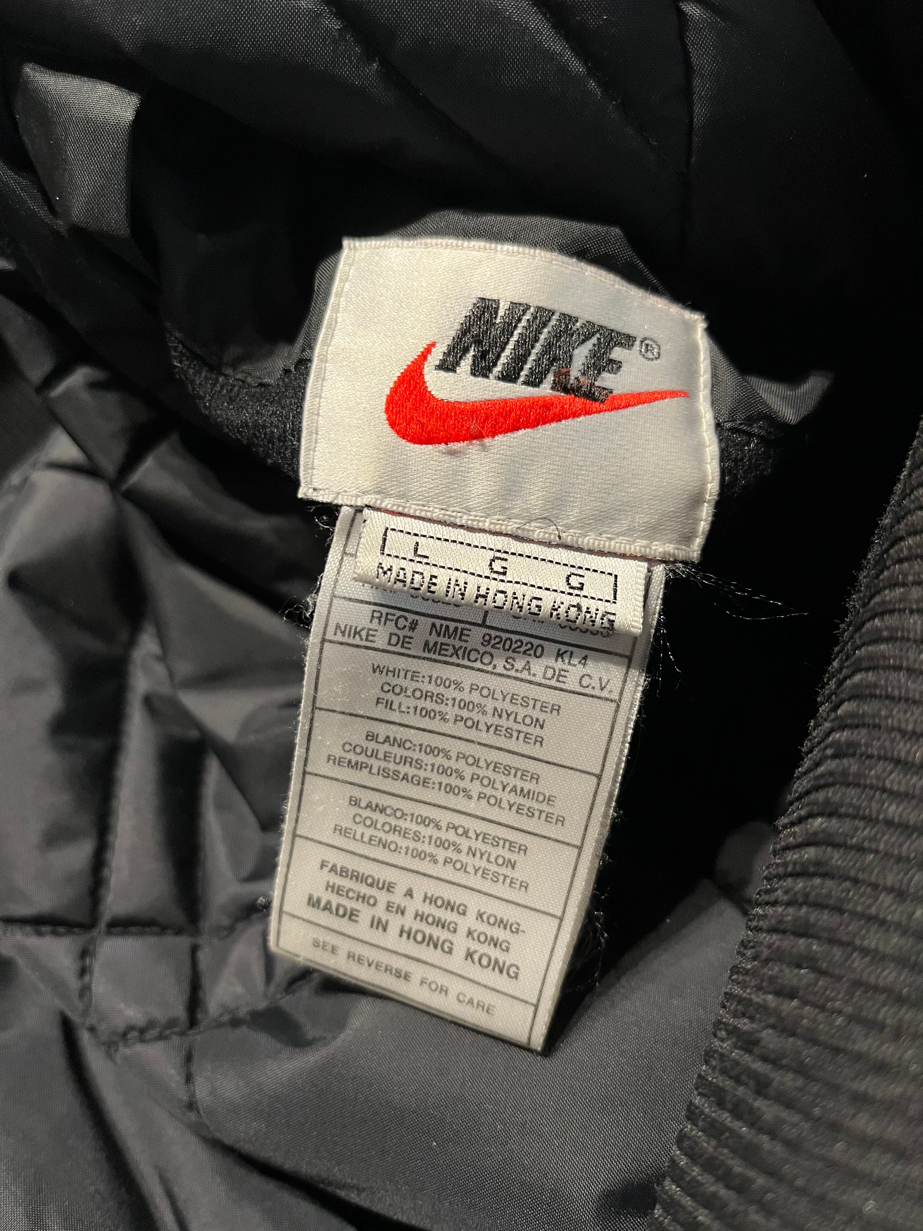 90s Nike quilted reversible jacket L/XL