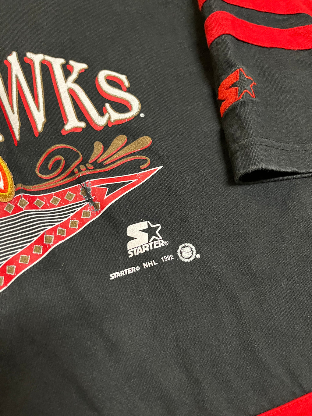 90s Starter Chicago Blackhawks sweater XL