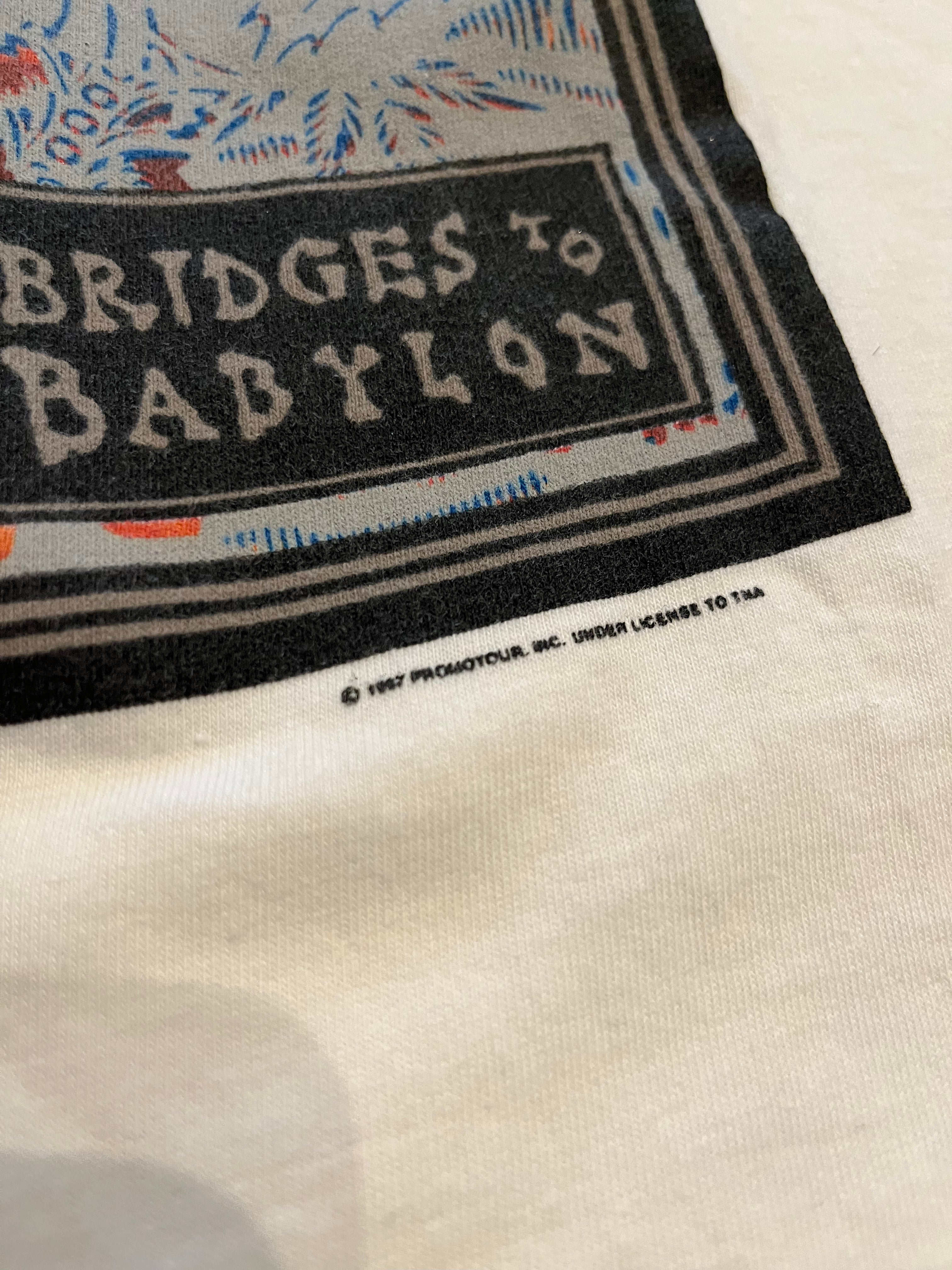 1998 Rolling Stones Bridges to Babylon tee XL
