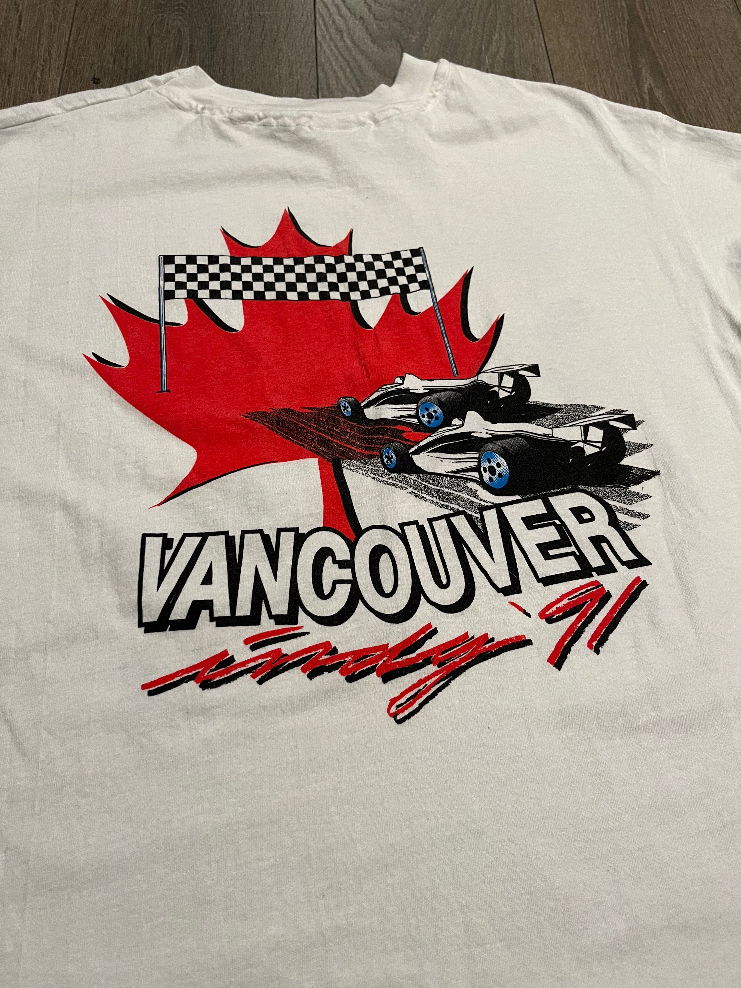 1991 Vancouver Indy racing tee L/XL