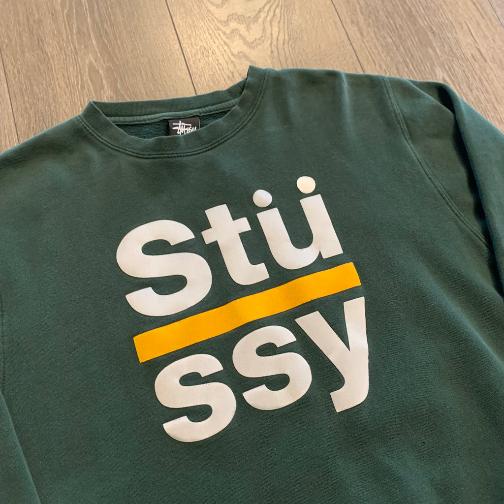 Stüssy Green Crewneck L