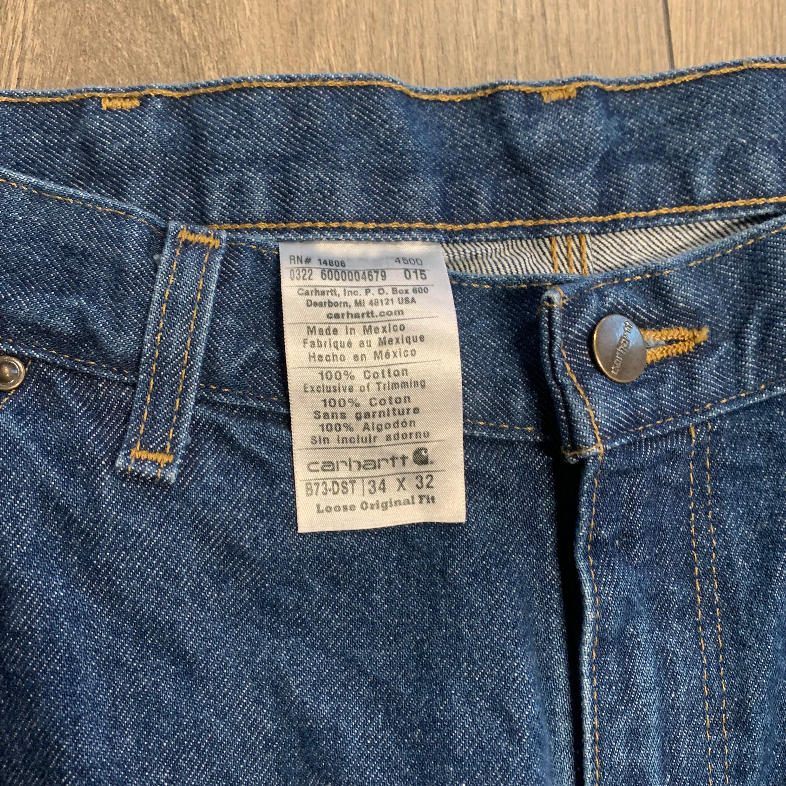 BMWT Carhartt Denim Doubleknees 34/32