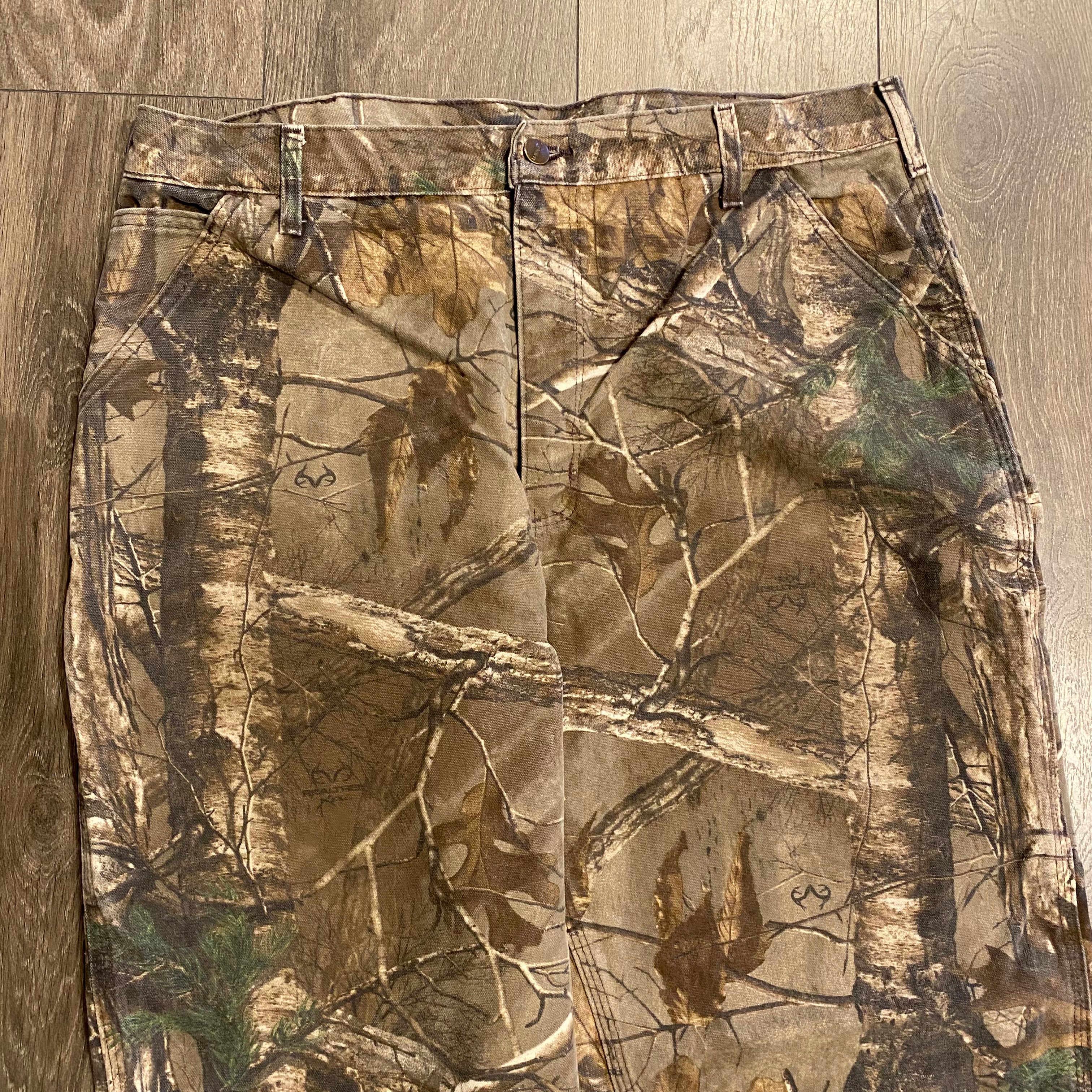 Vintage Carhartt real tree carpenter pants 36x32