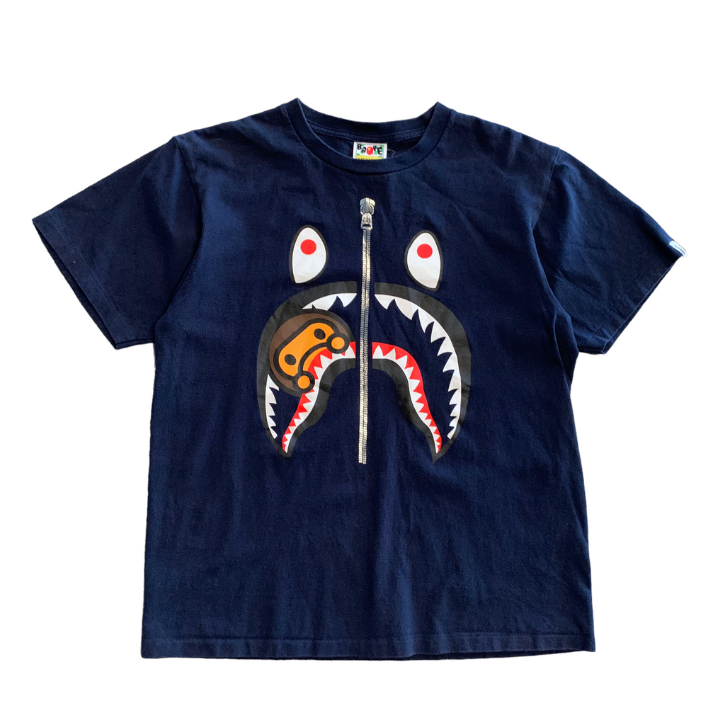 Bape Shark Zip Tee M