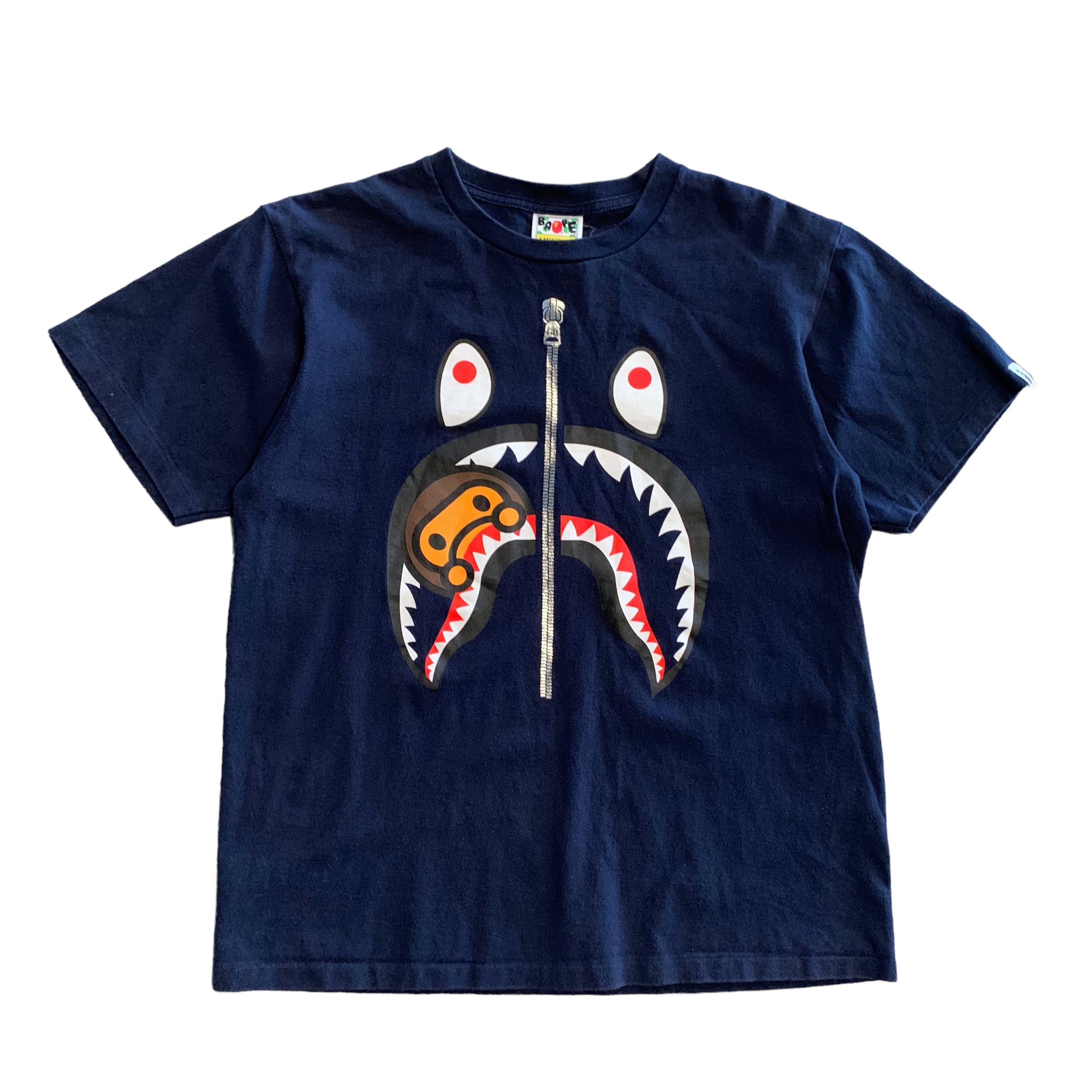 Bape Shark Zip Tee M