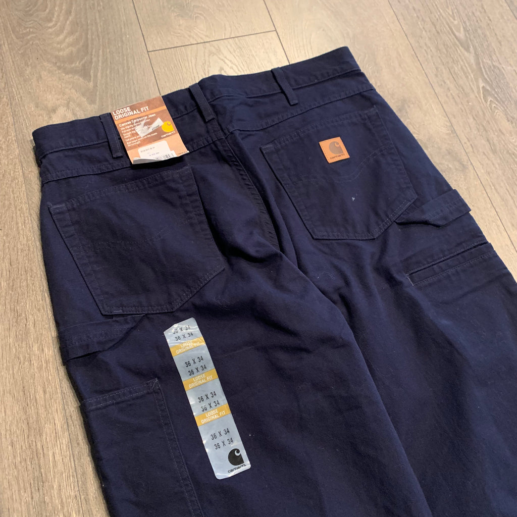Navy NWT Carhartt Carpenters 36