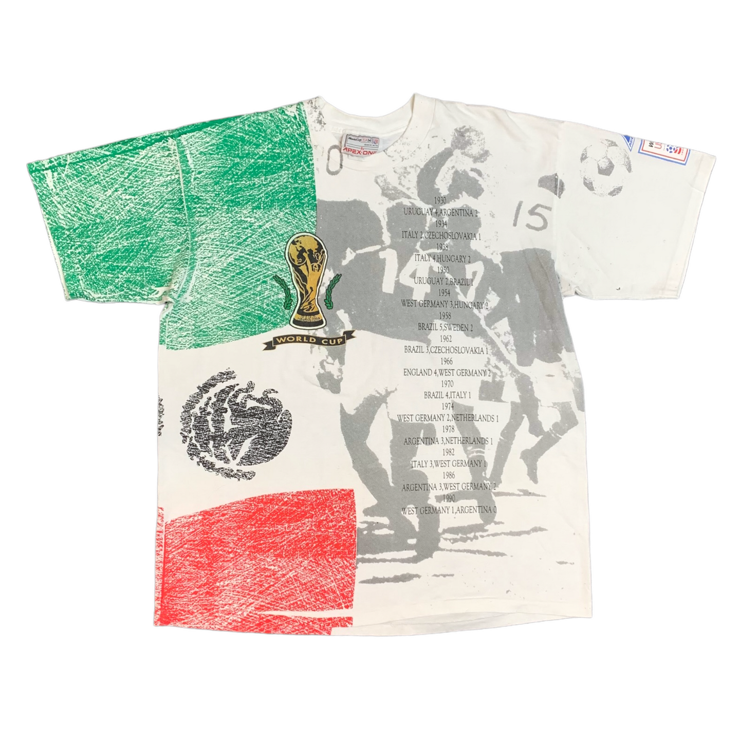 Vintage Mexico AOP World Cup Apex tee XL