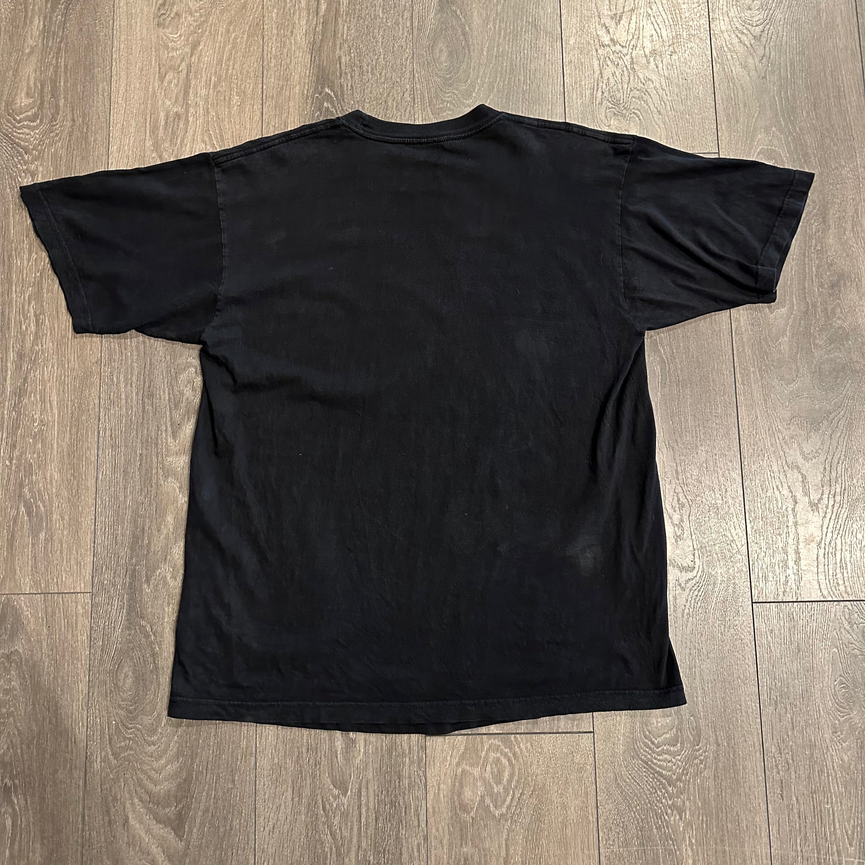 2001 WWF The Rock graphic tee L