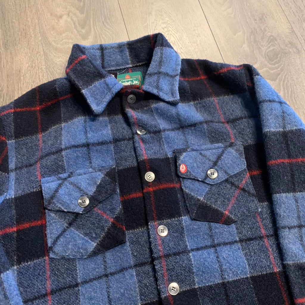 Blue/Red Flannel Shacket XL