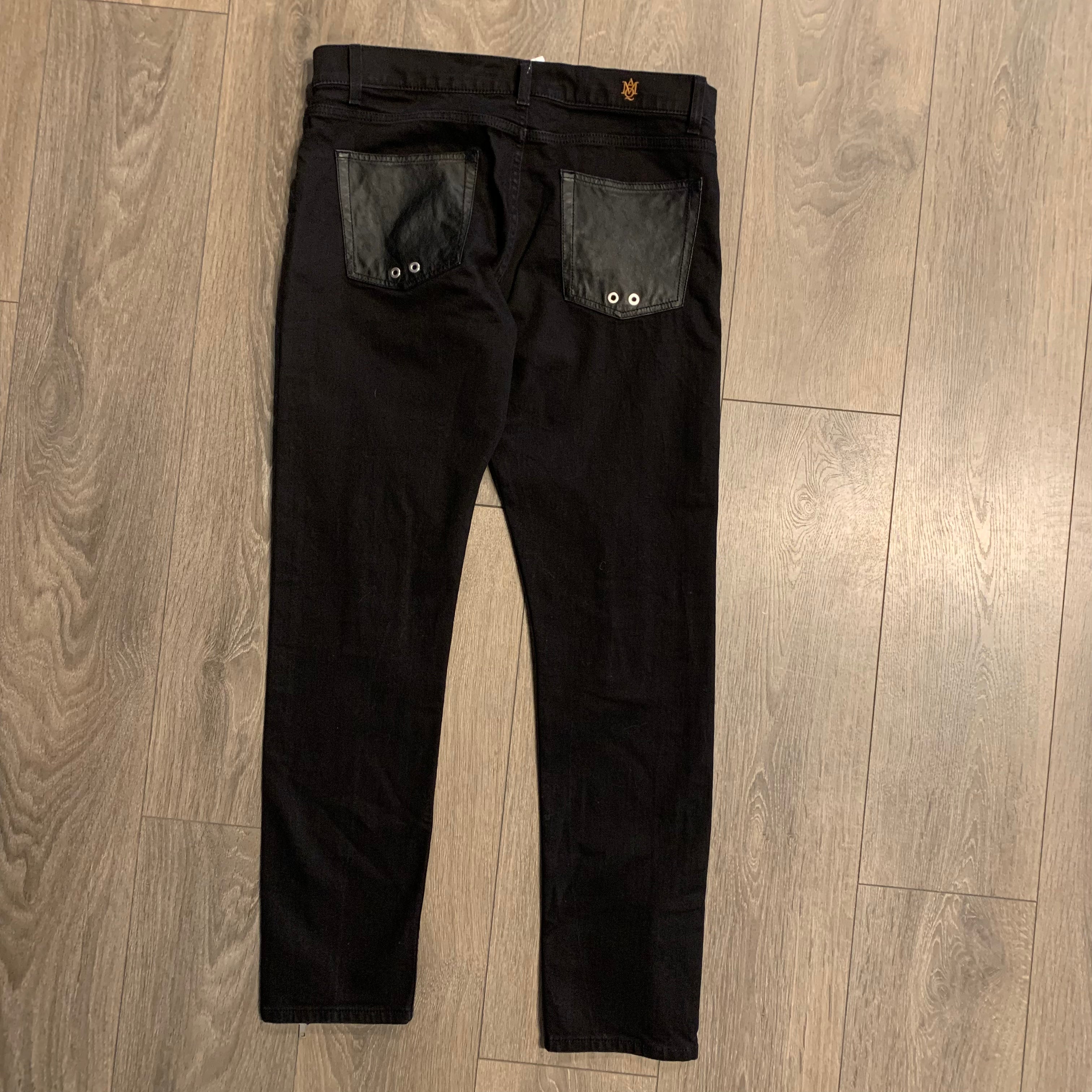 Alexander McQueen Black Denim 35