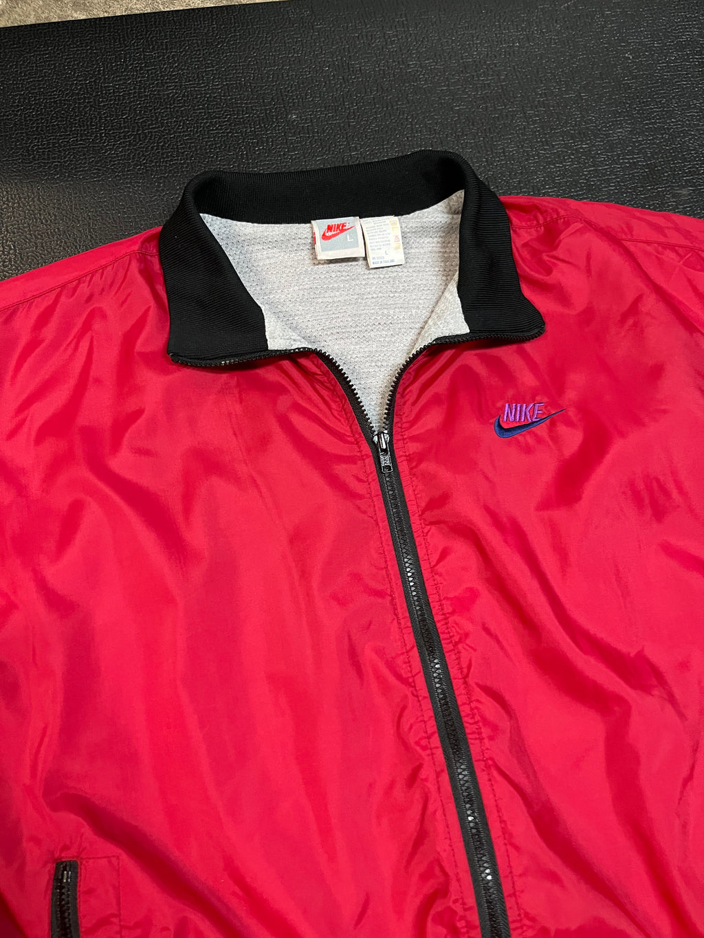 90s Nike big logo light jacket L