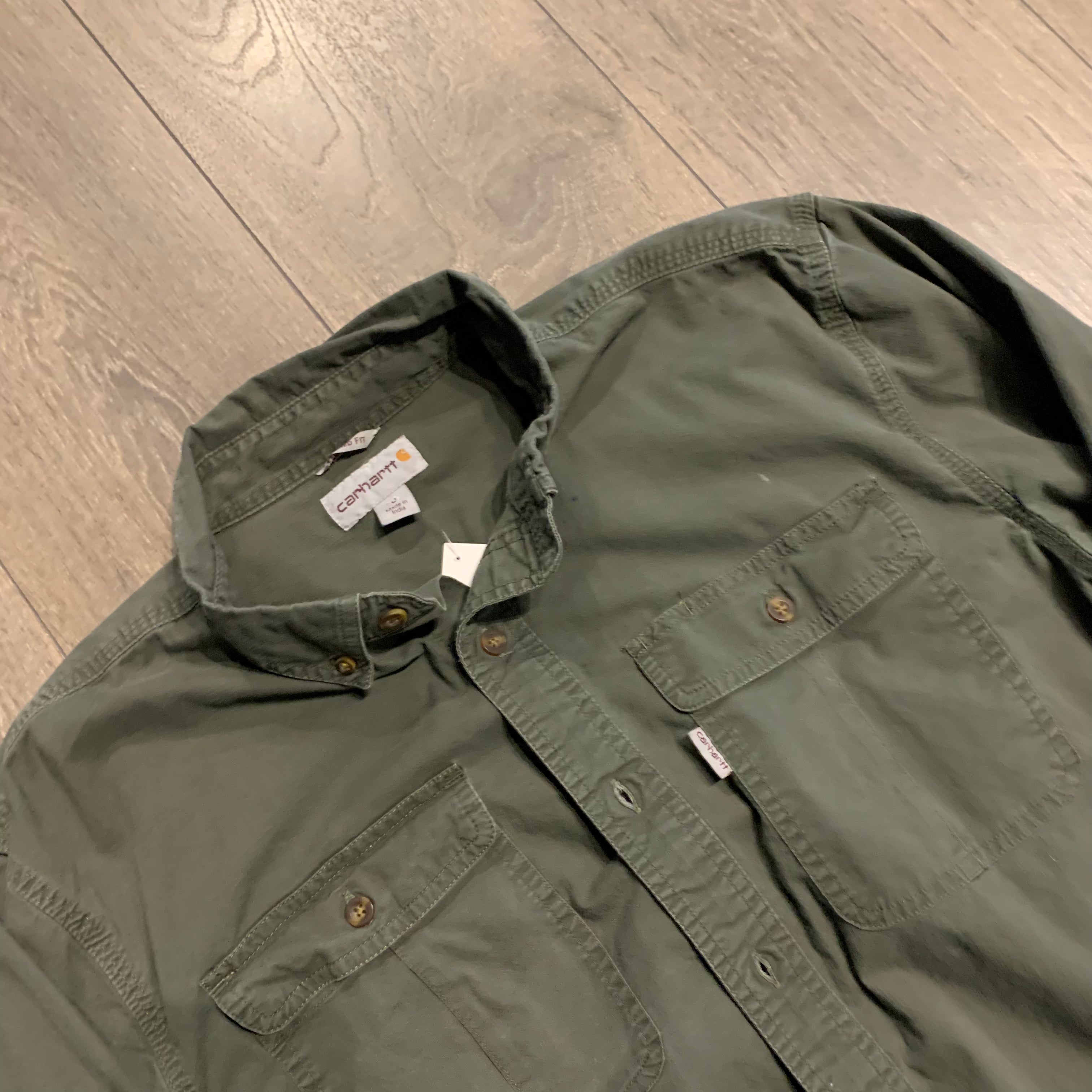 Olive Carhartt Overshirt L
