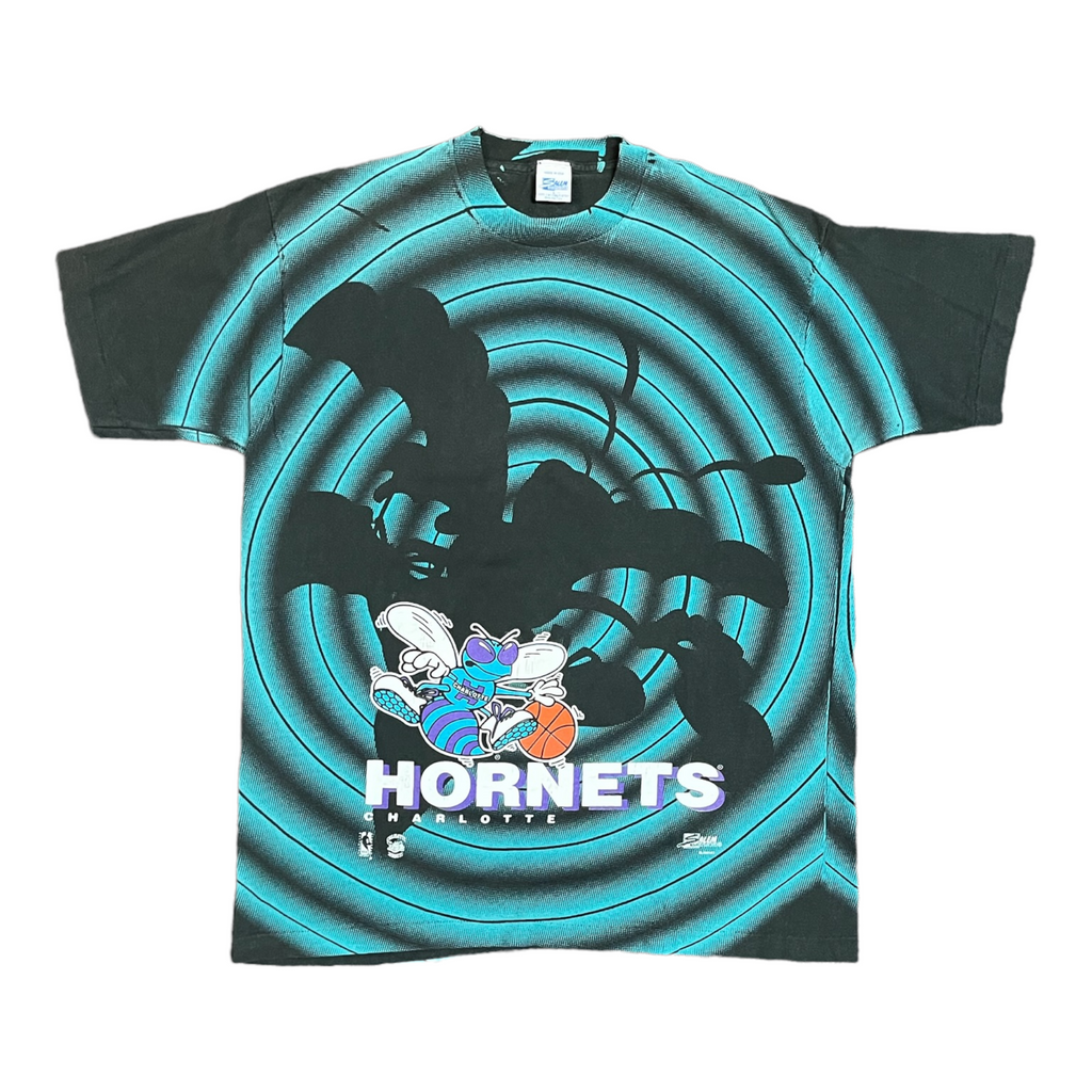 90s Charlotte Hornets AOP tee L/XL