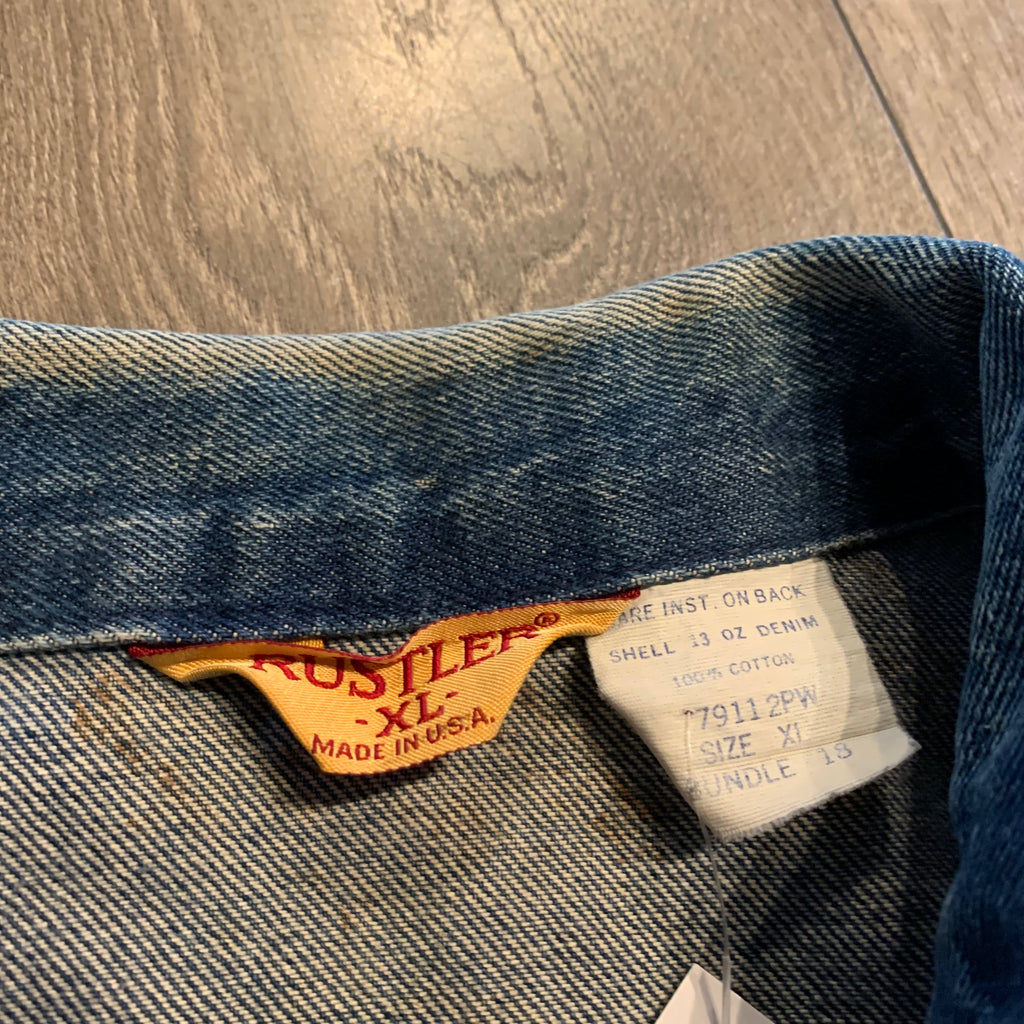 Blue Denim Rustler Jacket XL