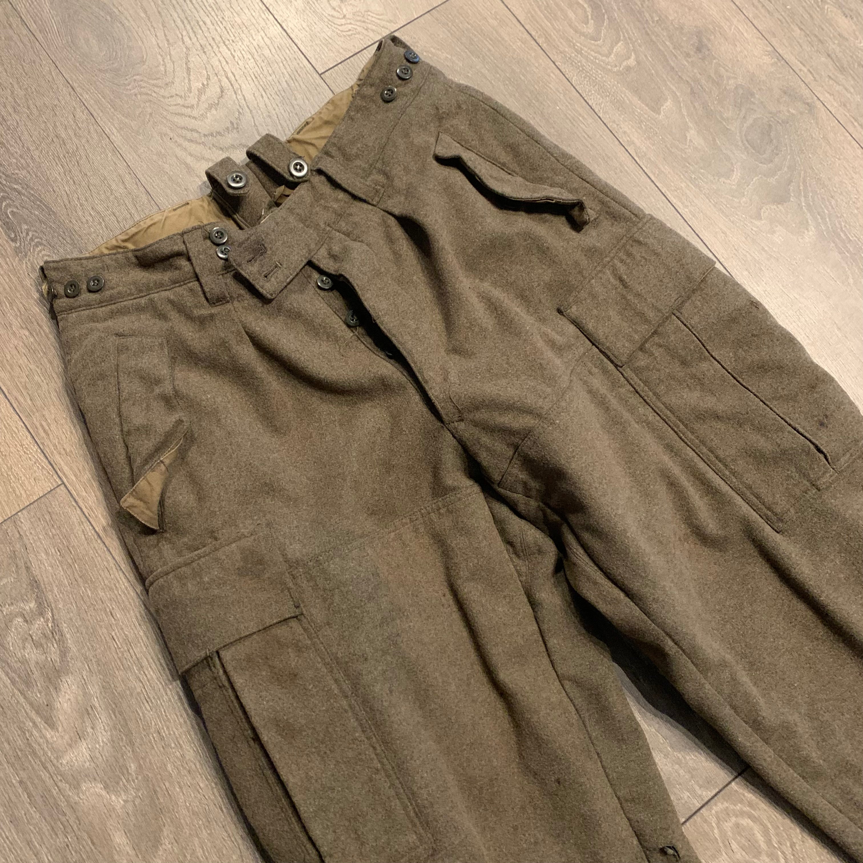Vintage Wool Military Cargos 32