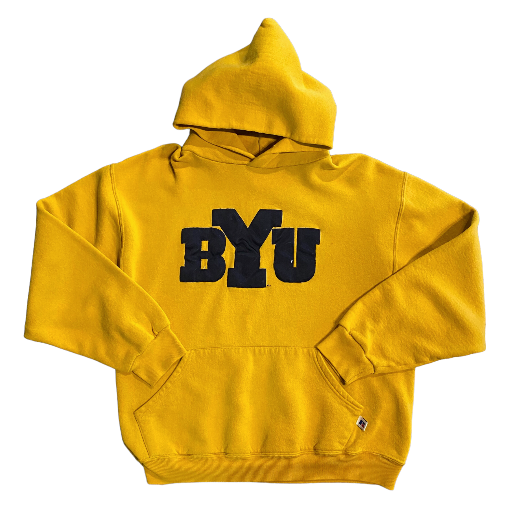 90s Russell BYU Hoodie M