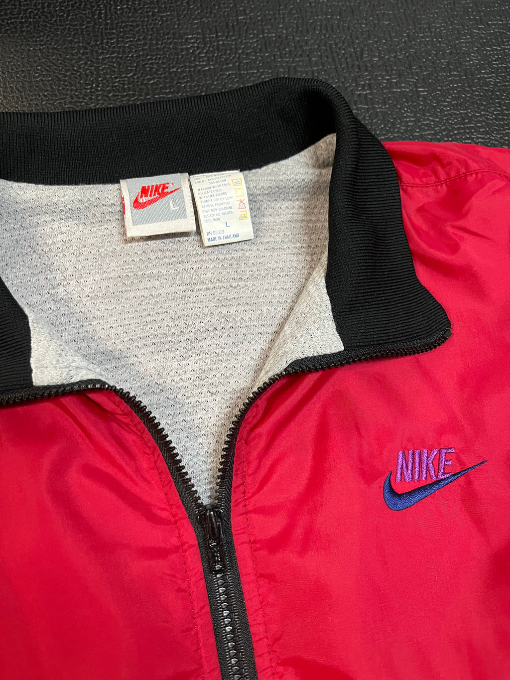 90s Nike big logo light jacket L