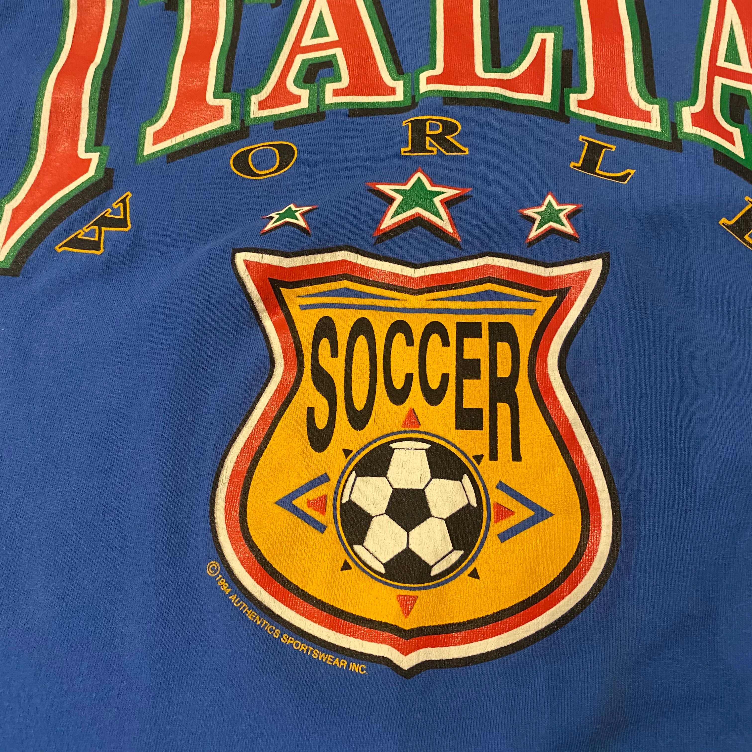 1994 Italia World Soccer Tee XL