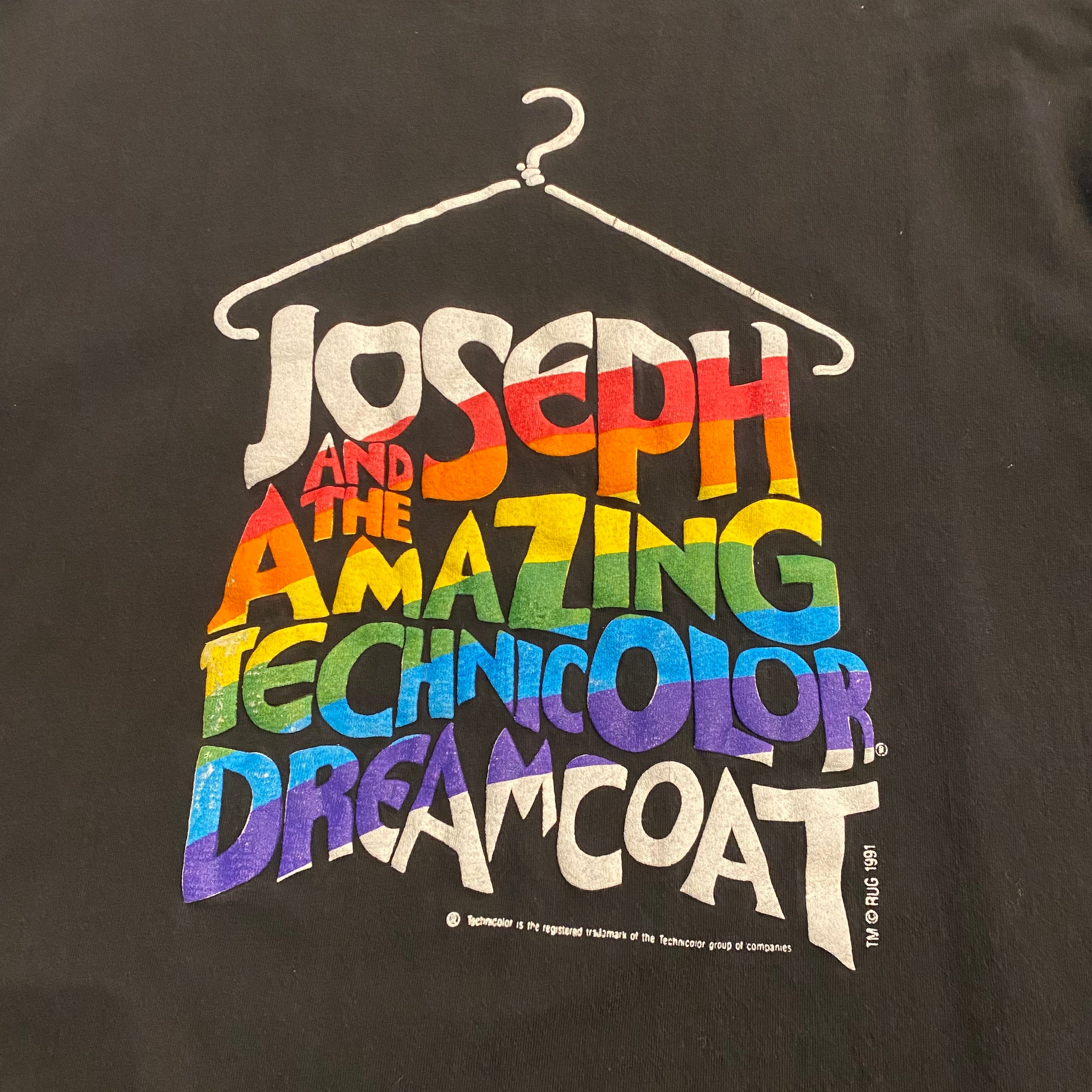 1991 Technicolor Dream Coat Tee XL