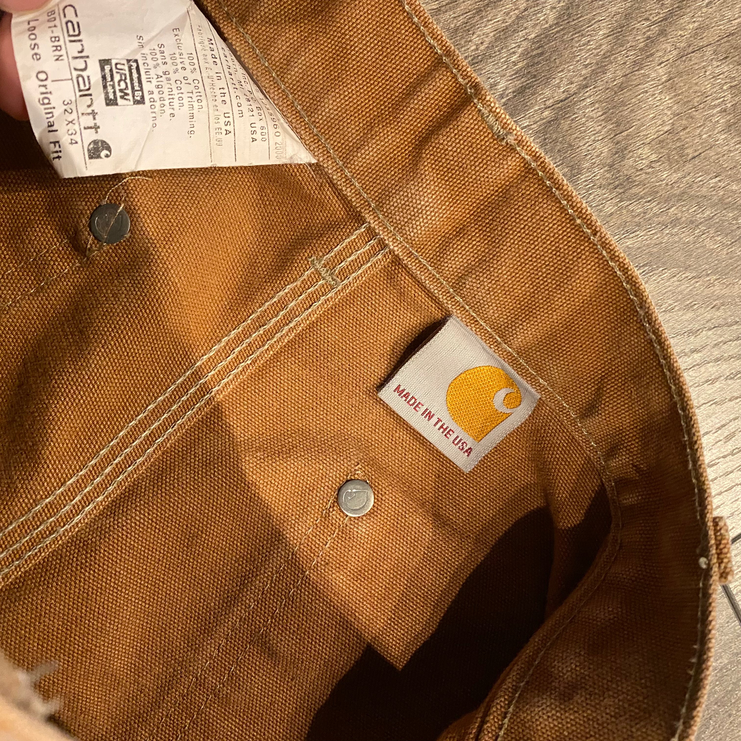 Carhartt Double Knee Carpenters 32” x 34”
