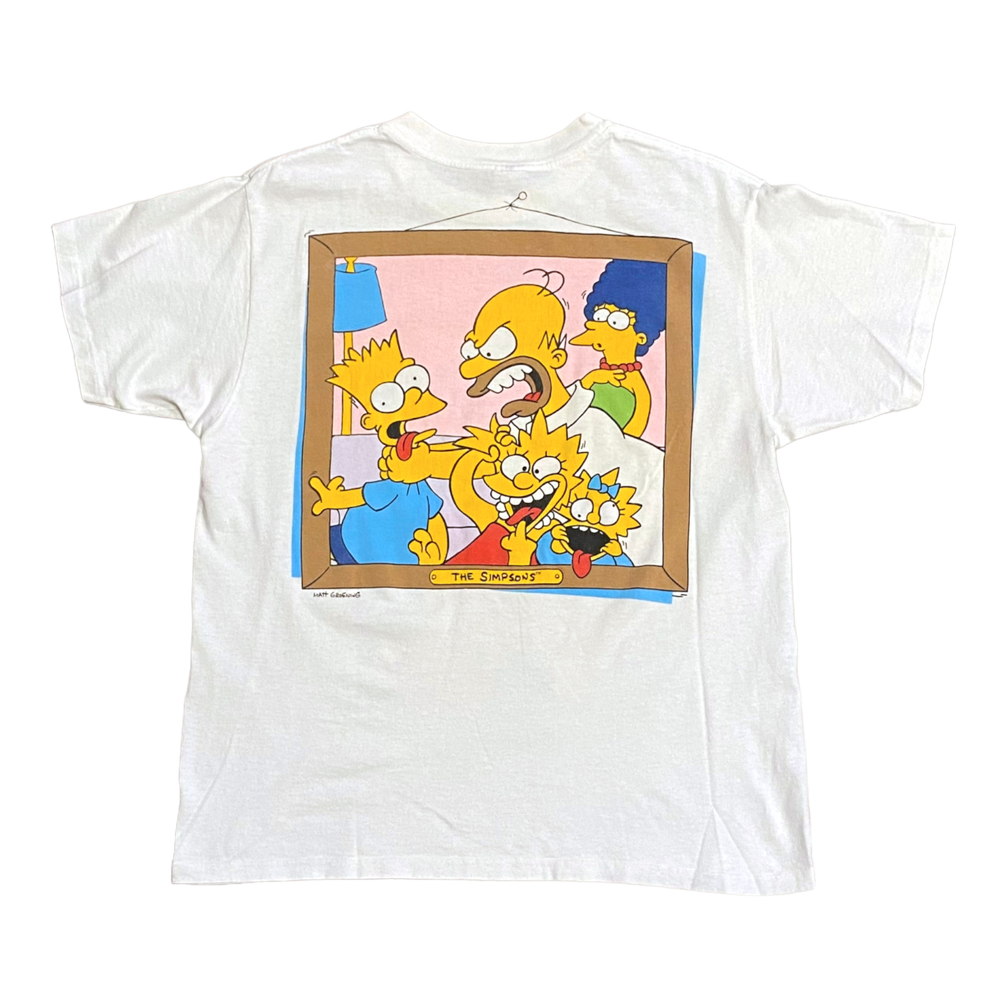 1989 The Simpsons Say Cheese Tee L