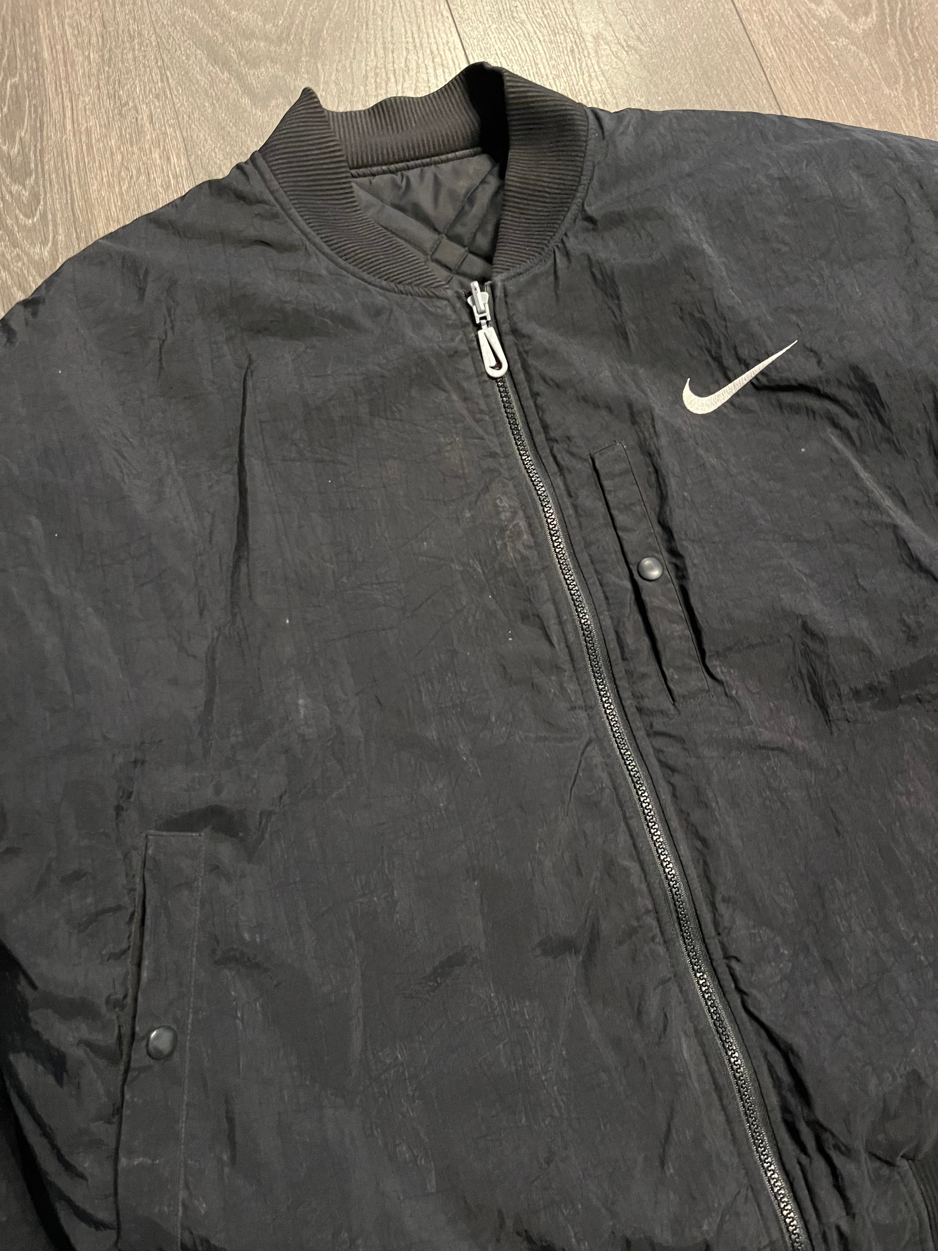 90s Nike quilted reversible jacket L/XL