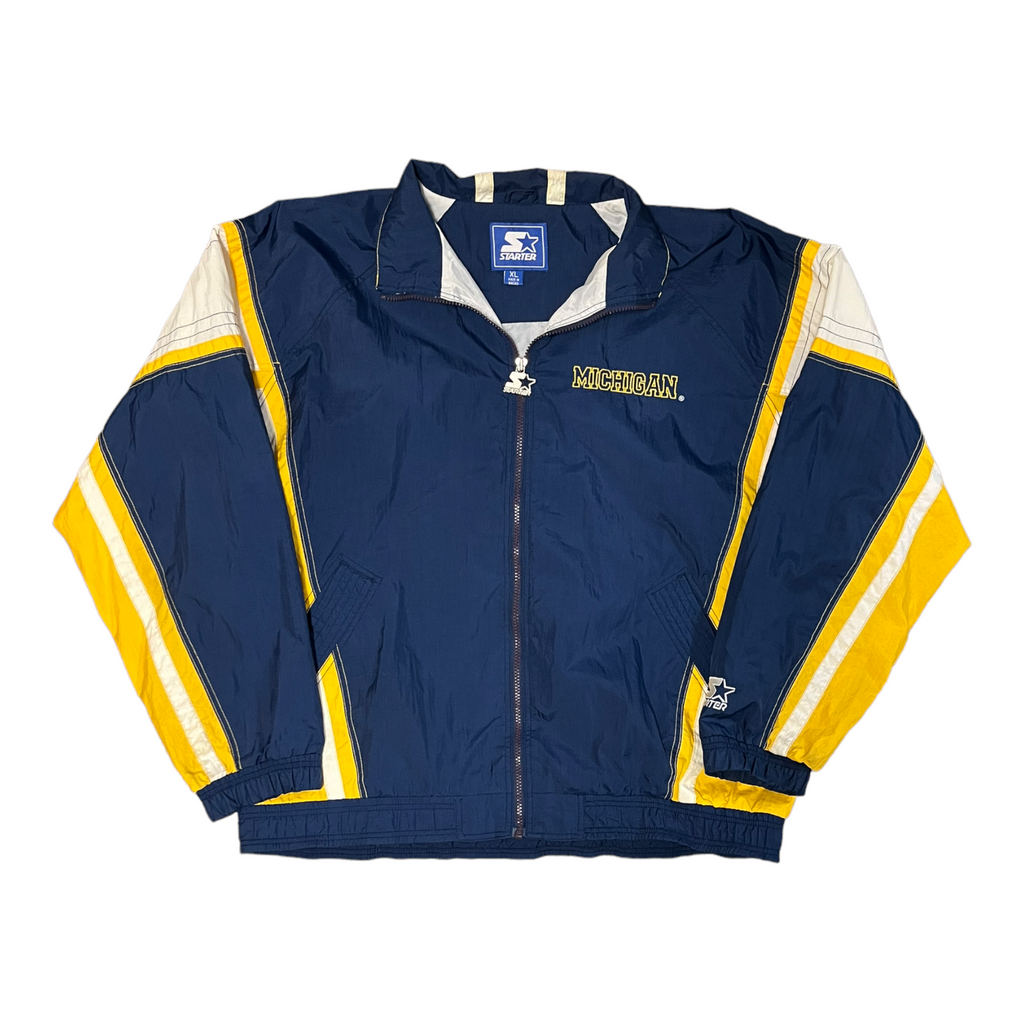 Vintage Michigan Wolverines Starter light jacket XL