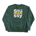 Stüssy Green Crewneck L