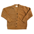 Burnt Orange Wool Cardigan M