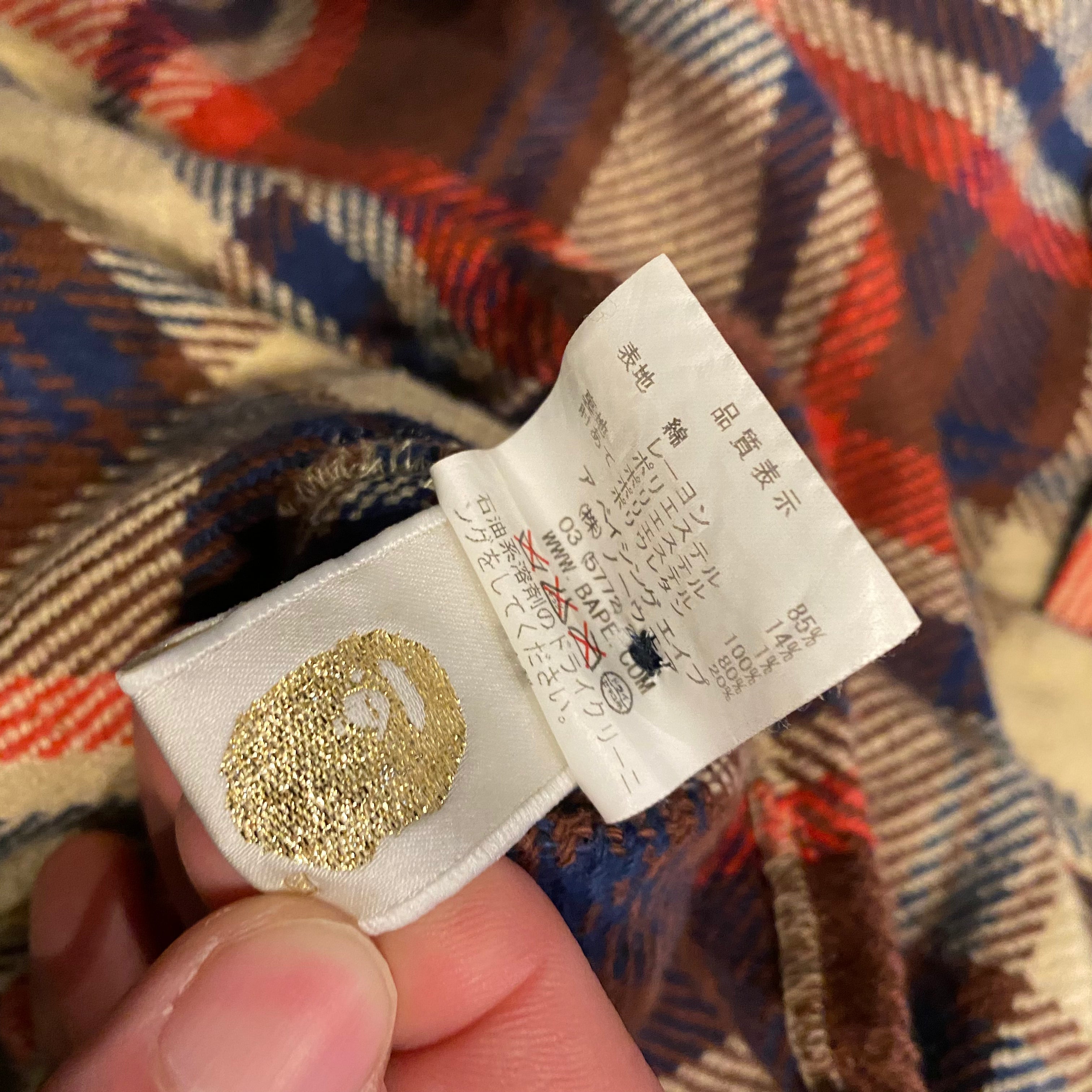 Bape Flannel XS