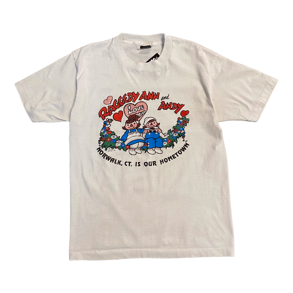Vintage Raggedy Ann & Andy Tee L