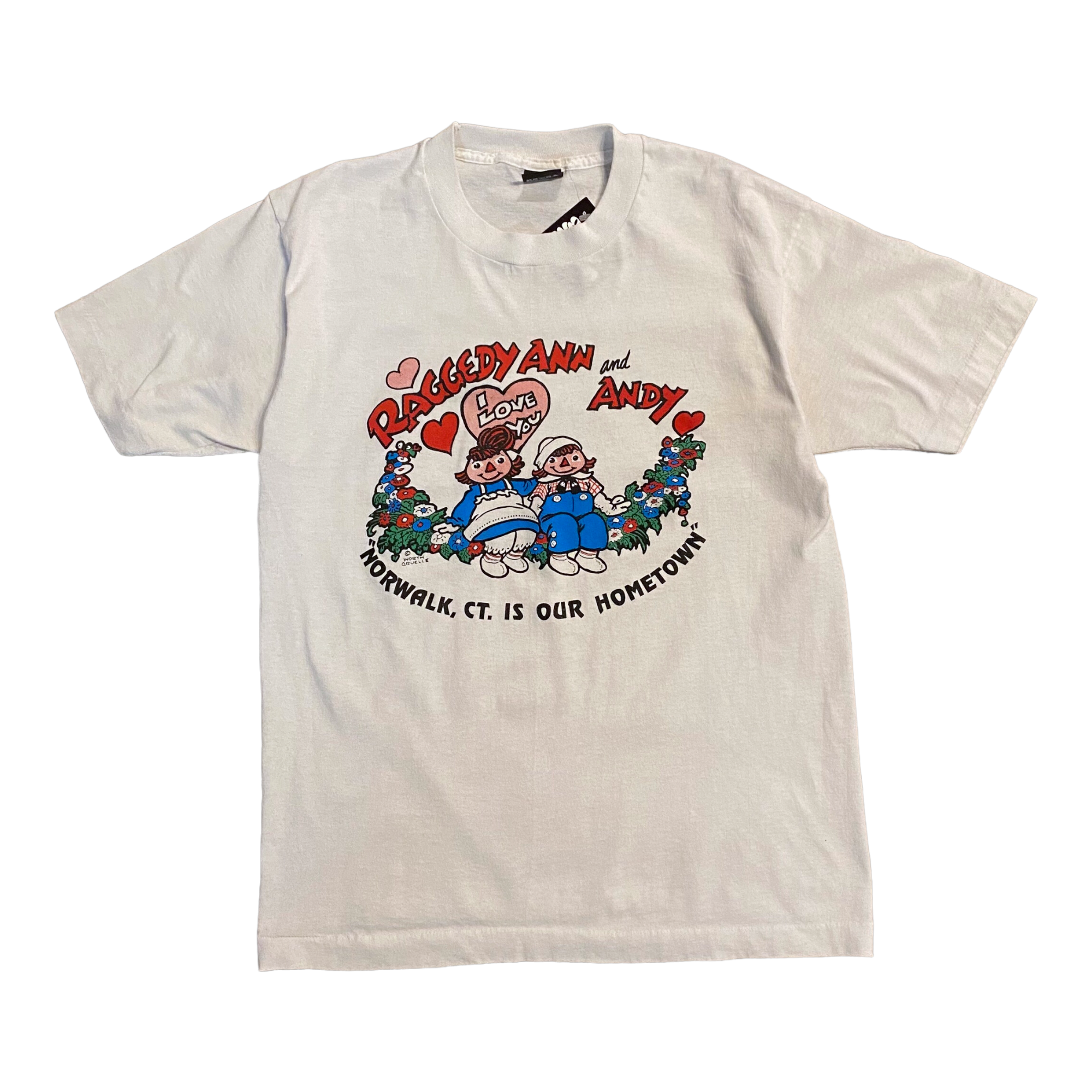 Vintage Raggedy Ann & Andy Tee L