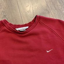 Load image into Gallery viewer, Y2K Red Nike Mini Swoosh Crewneck XL
