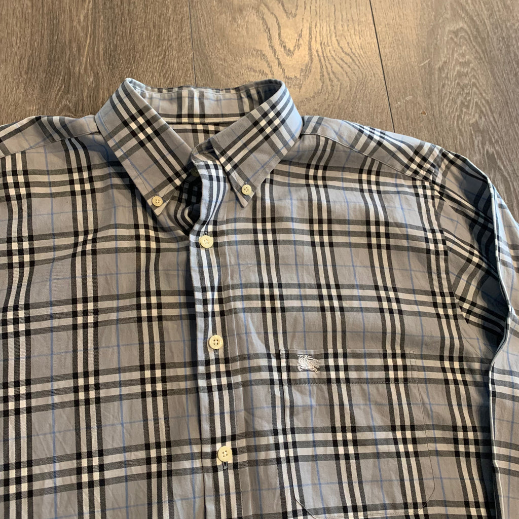 Burberry Check Button Down L