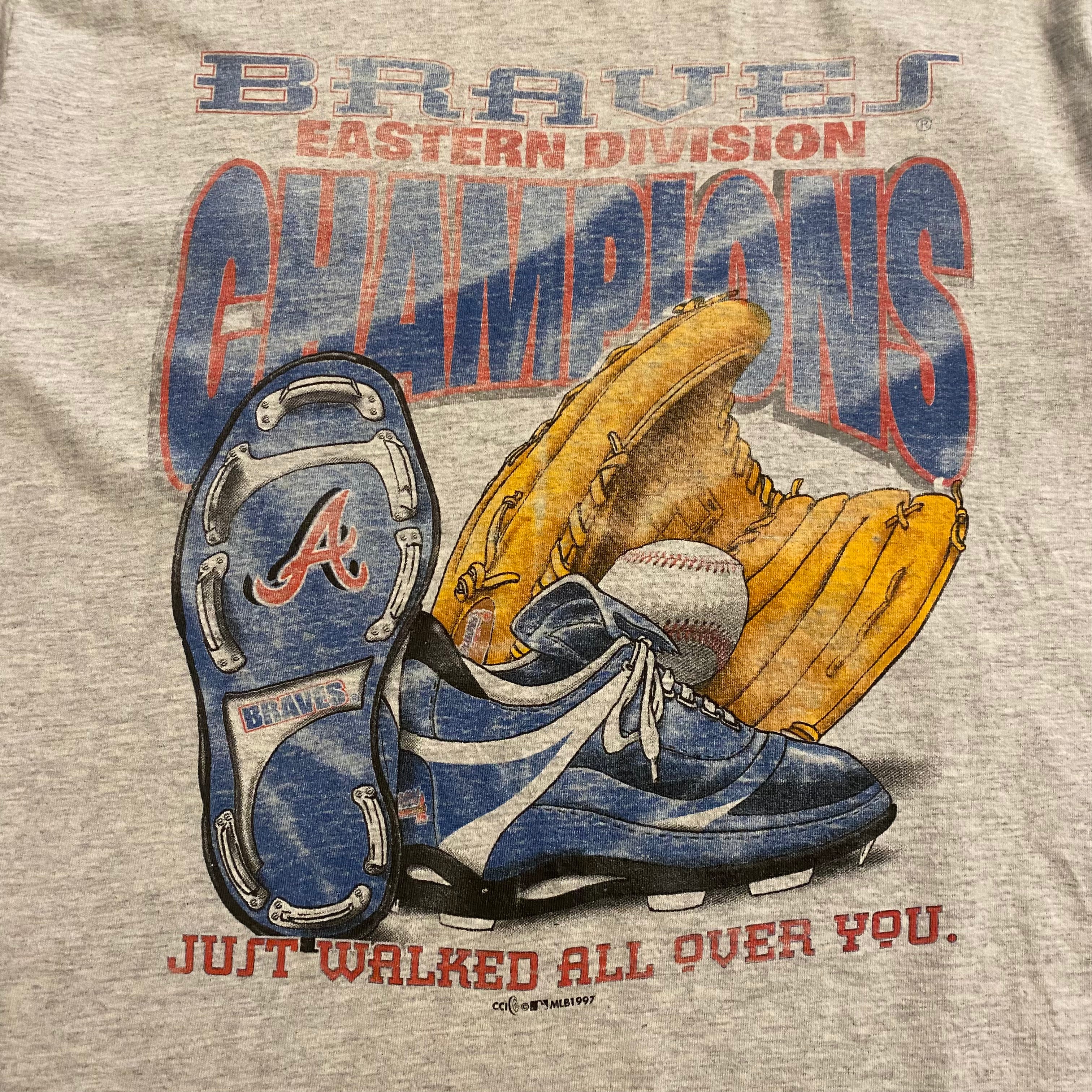 1997 Braves Ringer Tee M