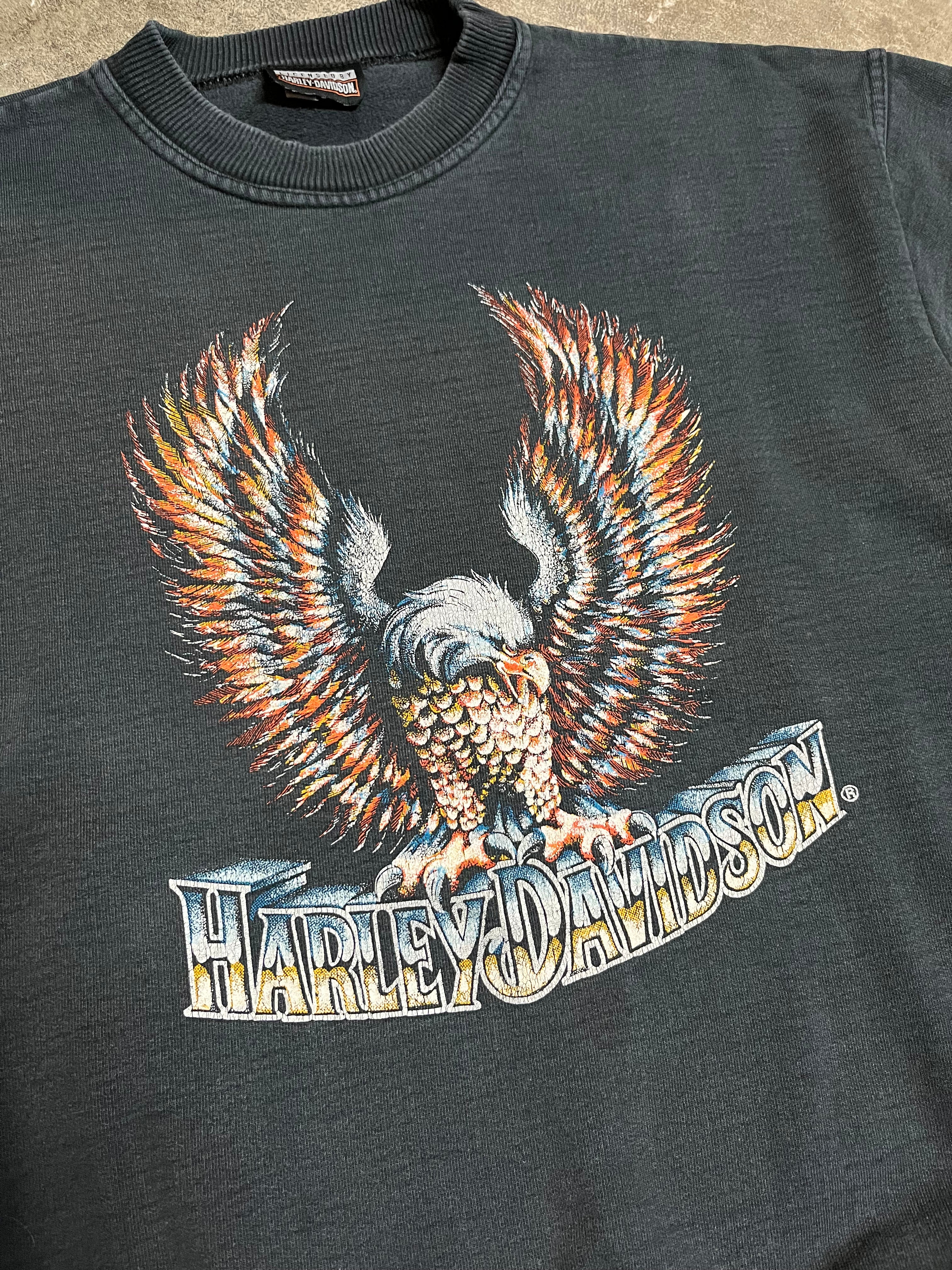 90s Harley Davidson crewneck L