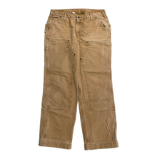Load image into Gallery viewer, Vintage Carhartt faded double knee pants 34x31
