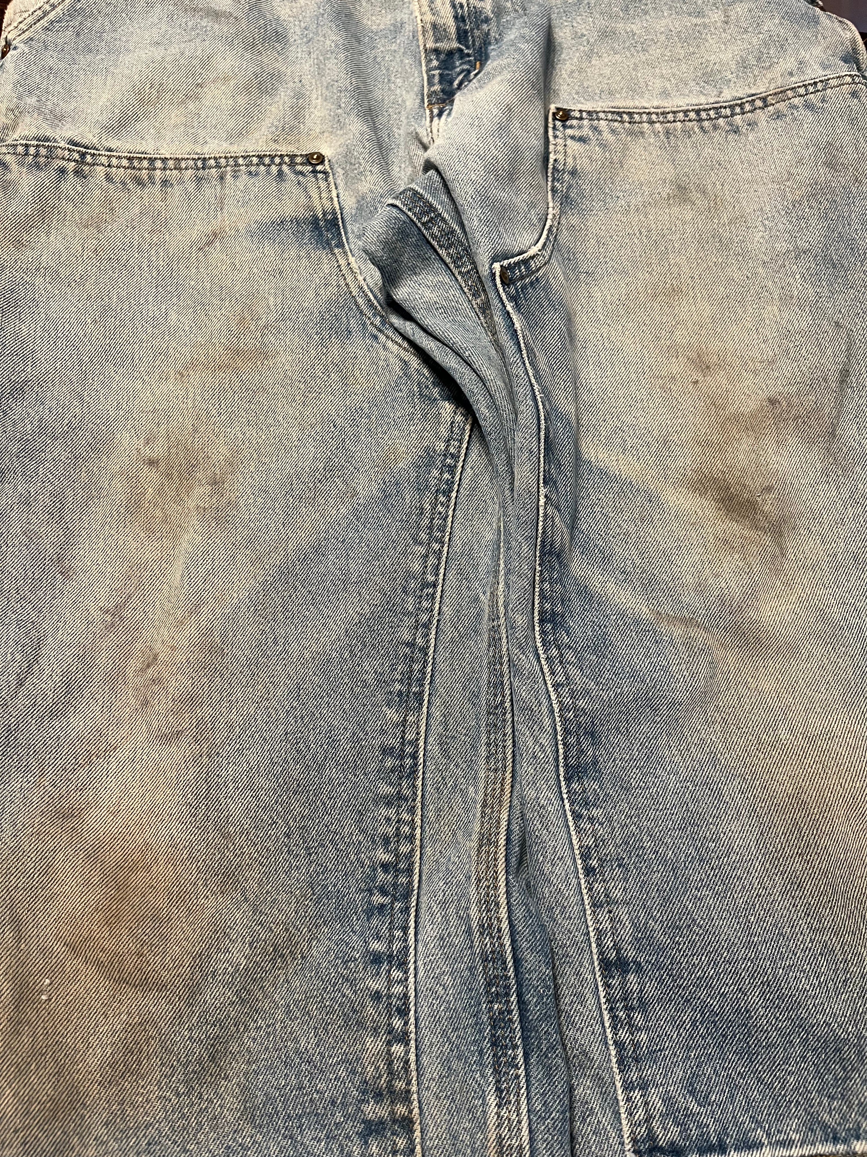 Vintage Carhartt denim carpenter pants 40x32