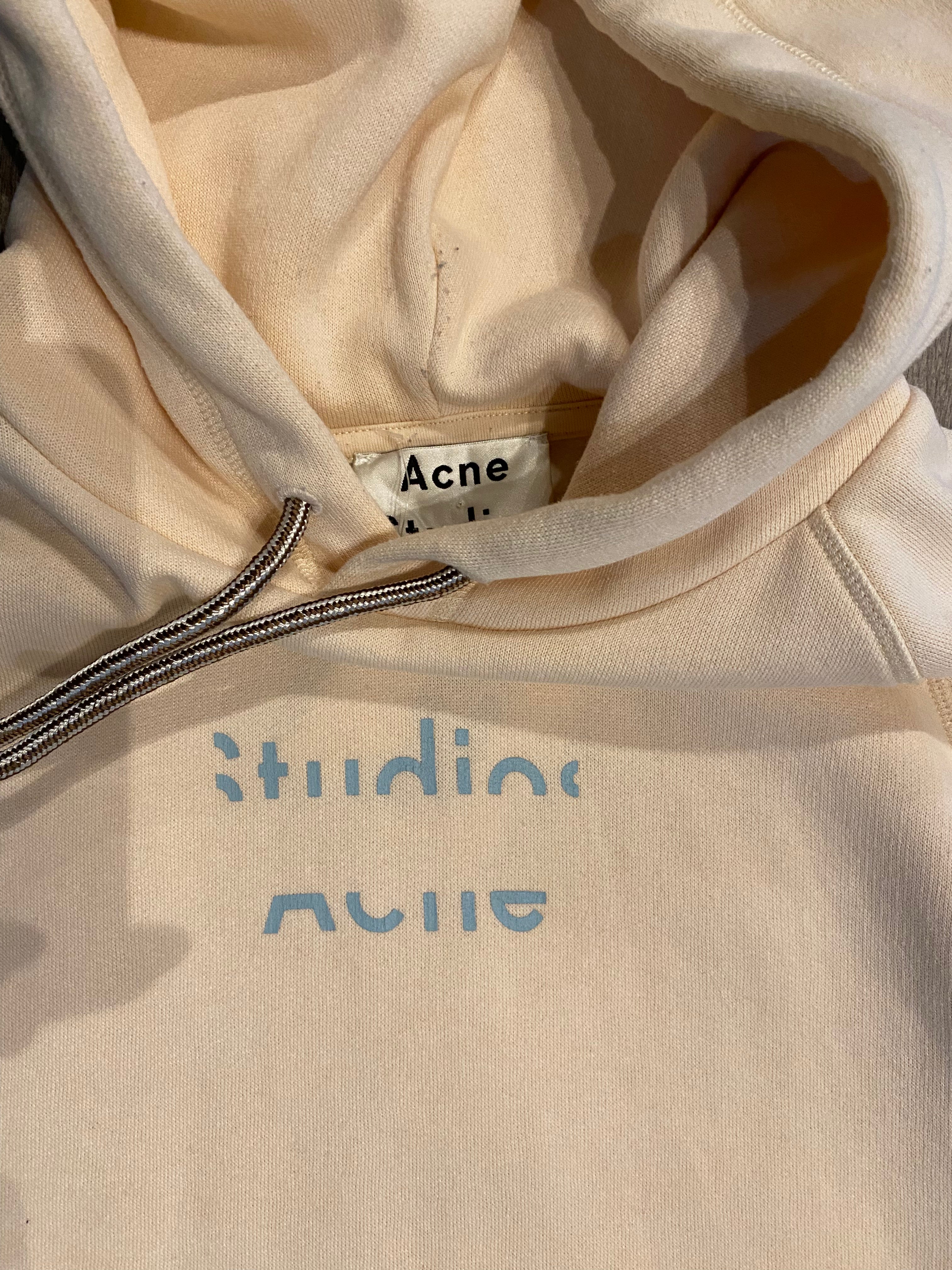 Acne Studios Cream Hoodie S