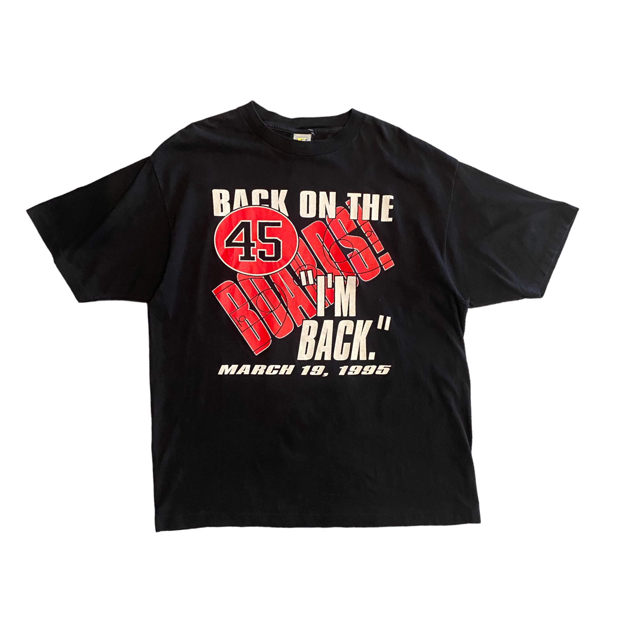 1995 Dennis Rodman Back On The Boards Tee XXL